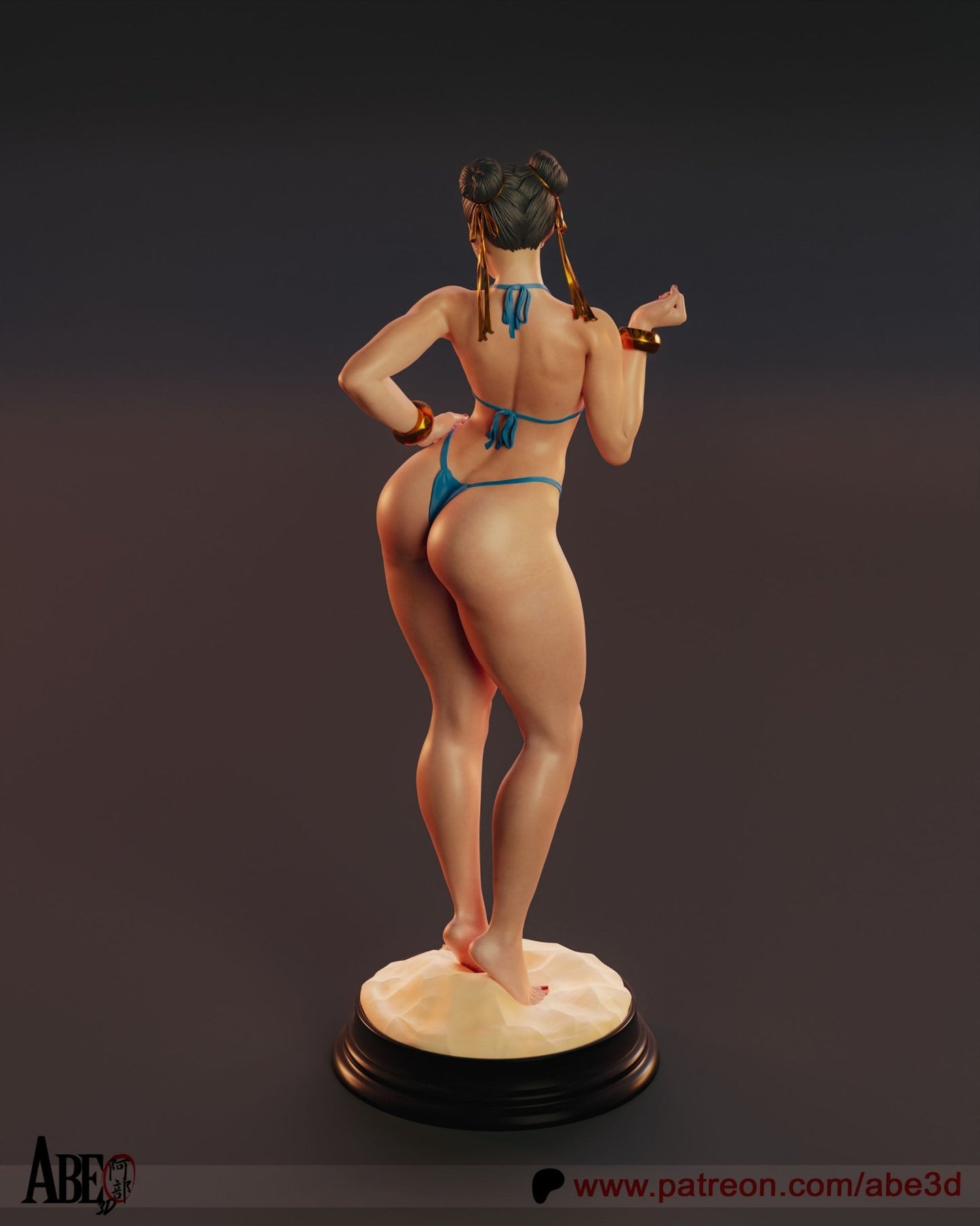 Chun - Li v3 - Abe3D - Dark Forge Arts