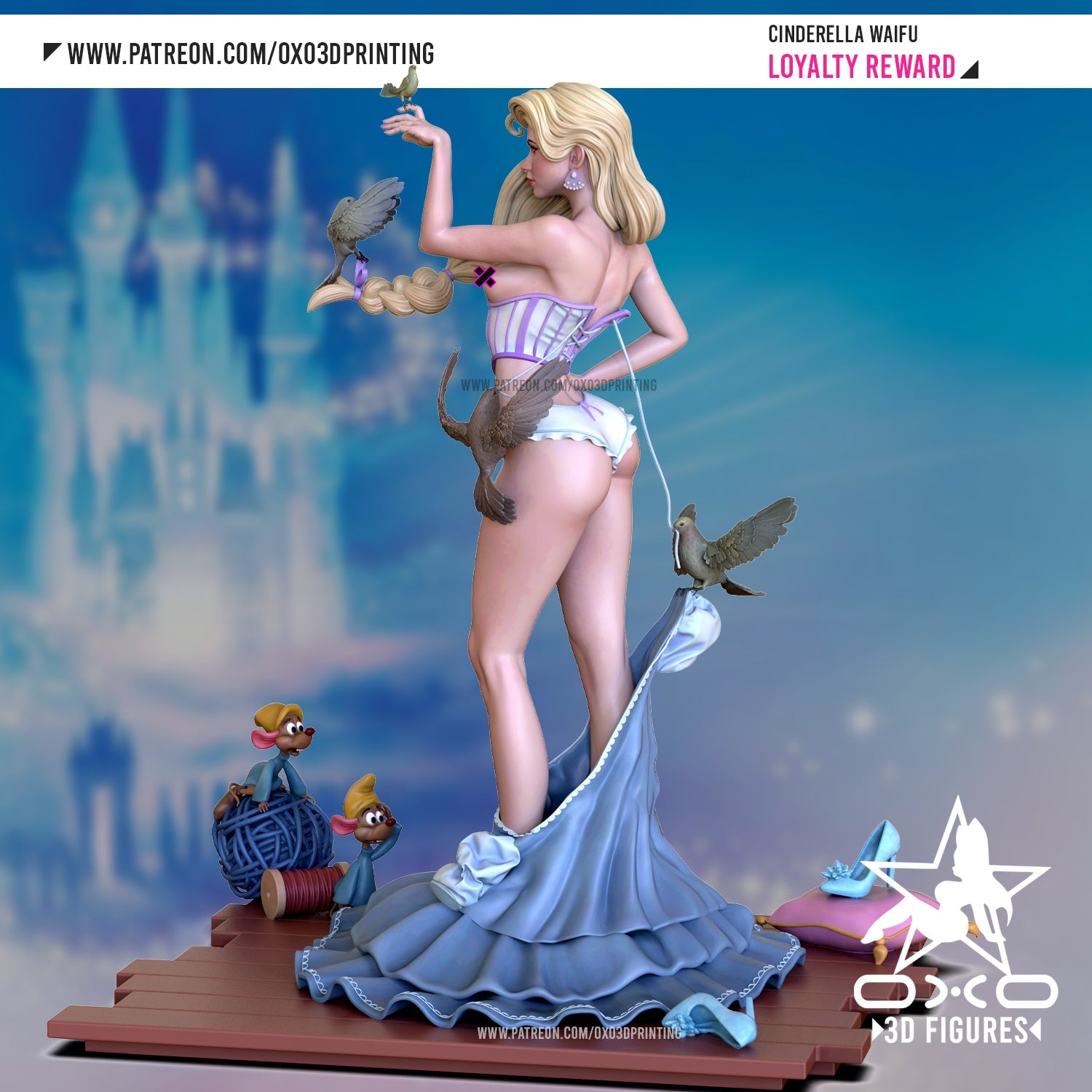 Cinderella - OXO3D - Dark Forge Arts