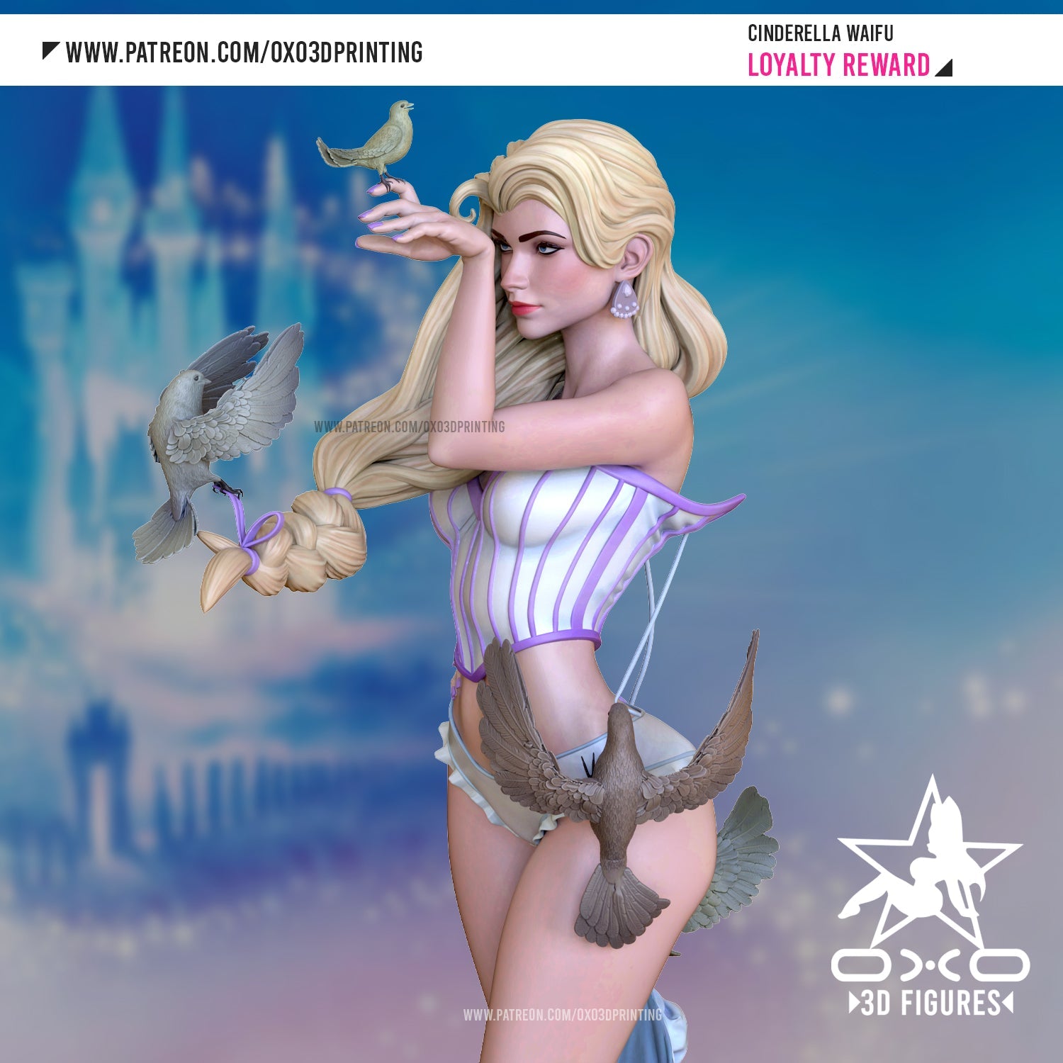 Cinderella - OXO3D - Dark Forge Arts