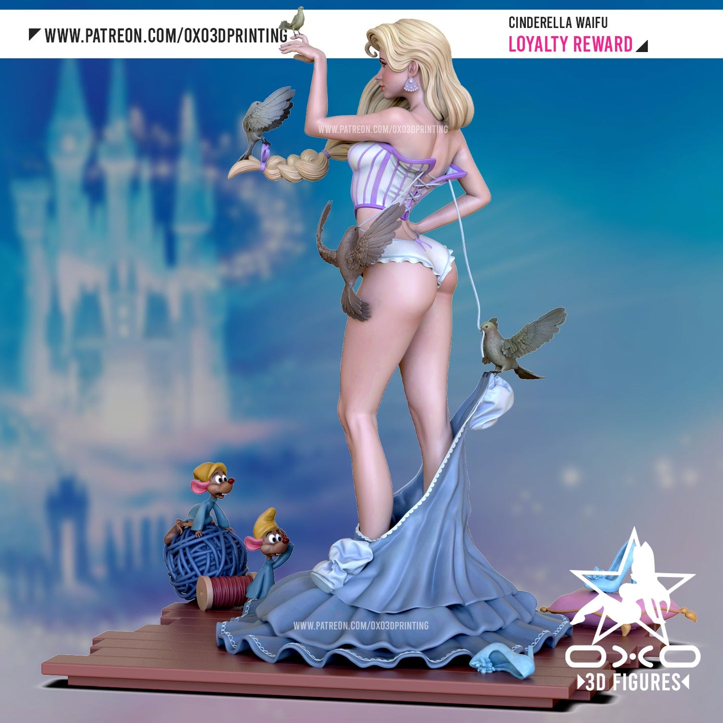 Cinderella - OXO3D - Dark Forge Arts