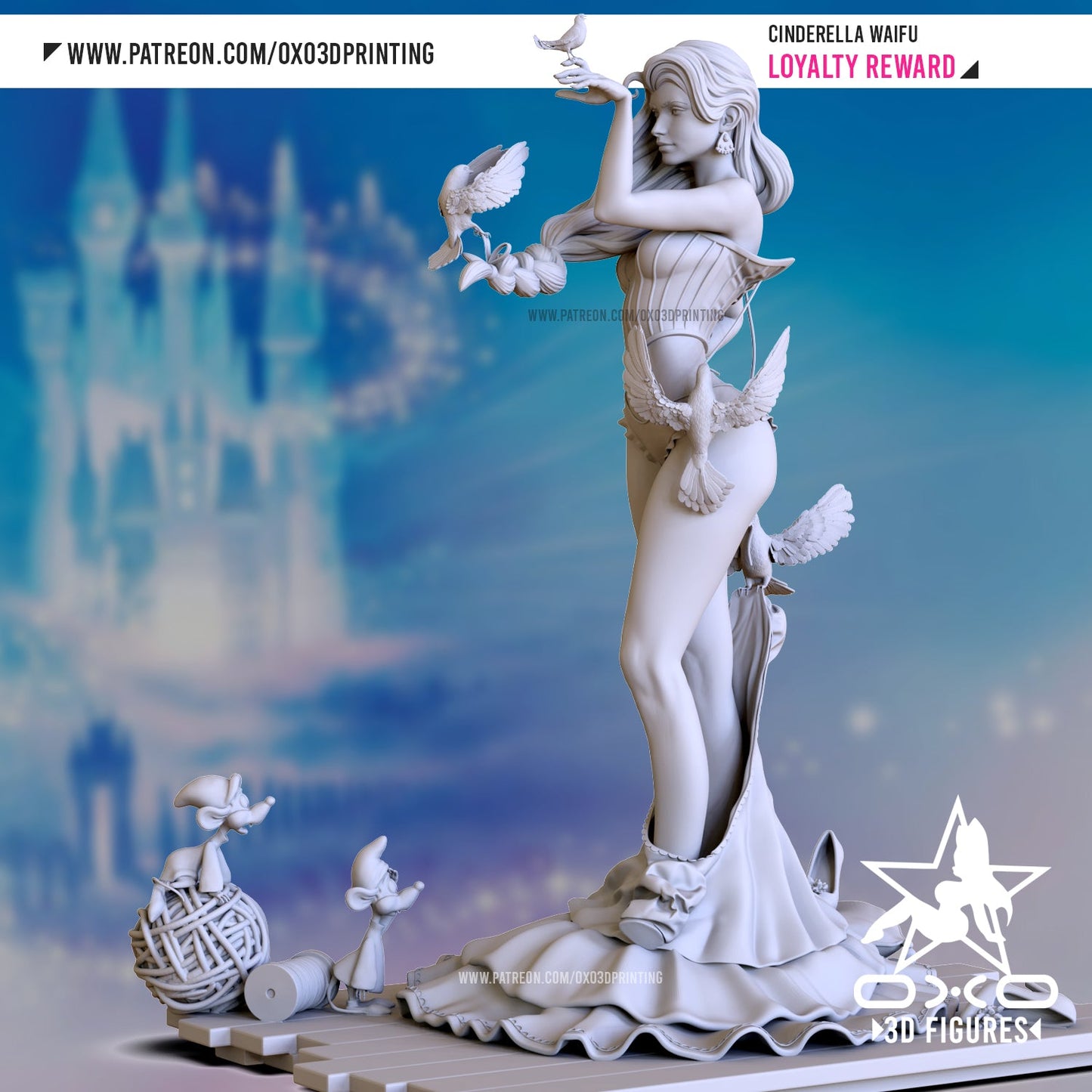 Cinderella - OXO3D - Dark Forge Arts