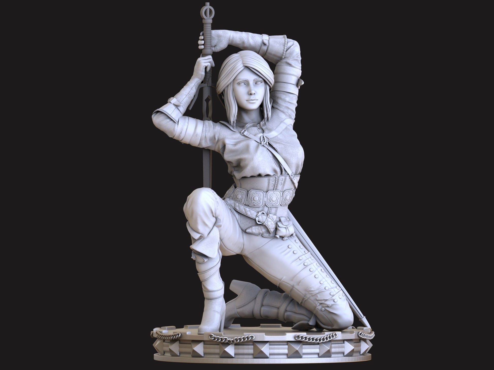 Ciri The Witcher - Artifex3D - Dark Forge Arts