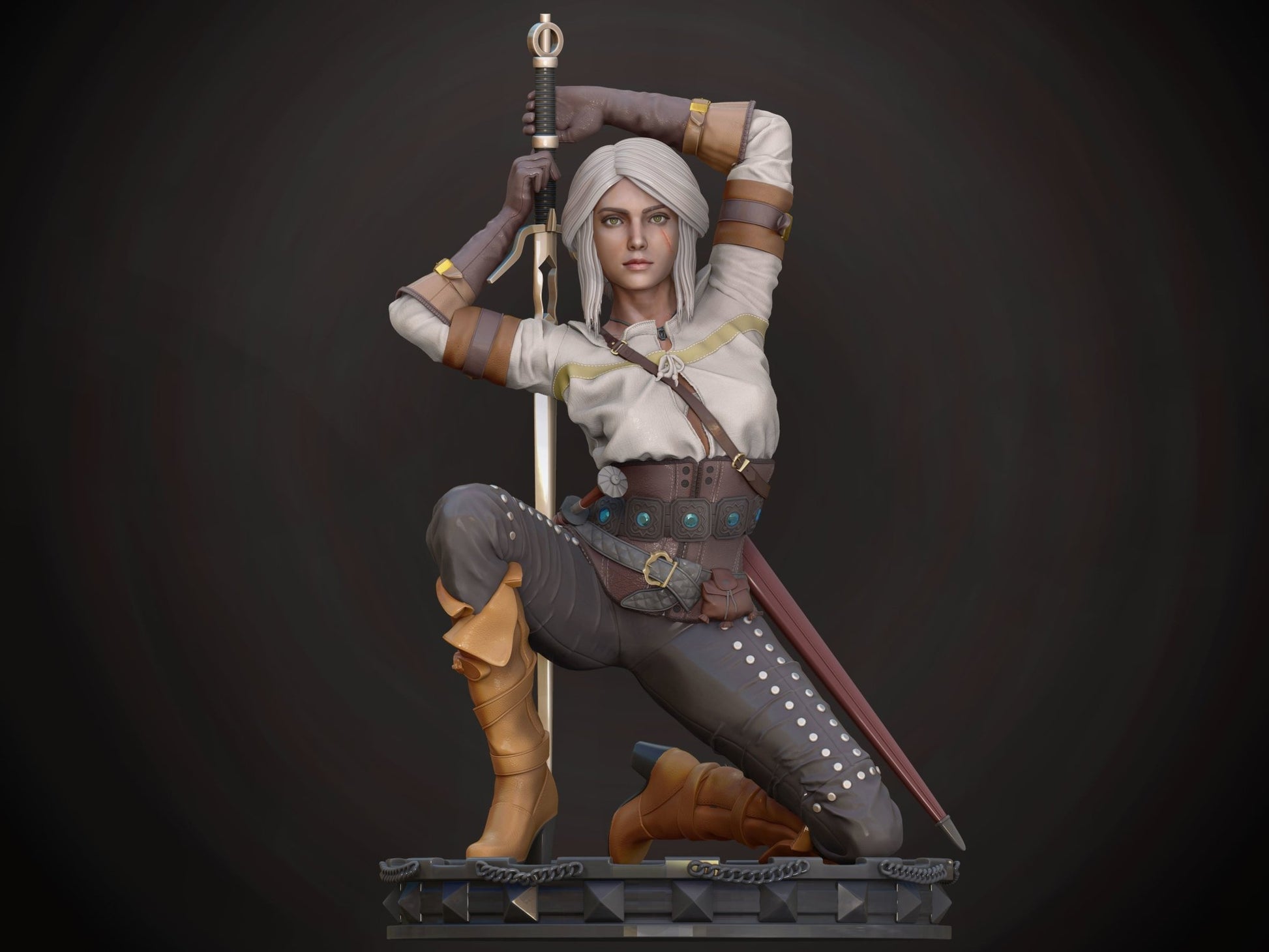 Ciri The Witcher - Artifex3D - Dark Forge Arts