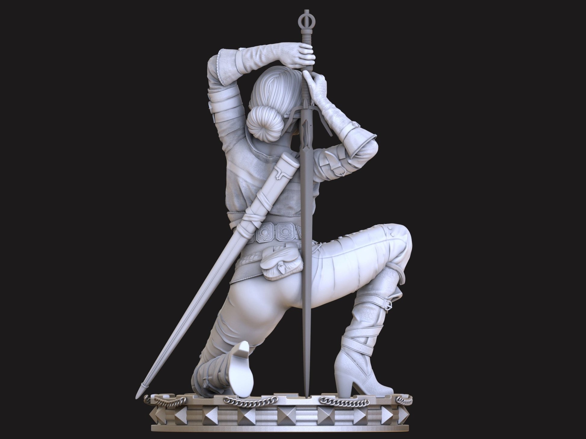 Ciri The Witcher - Artifex3D - Dark Forge Arts