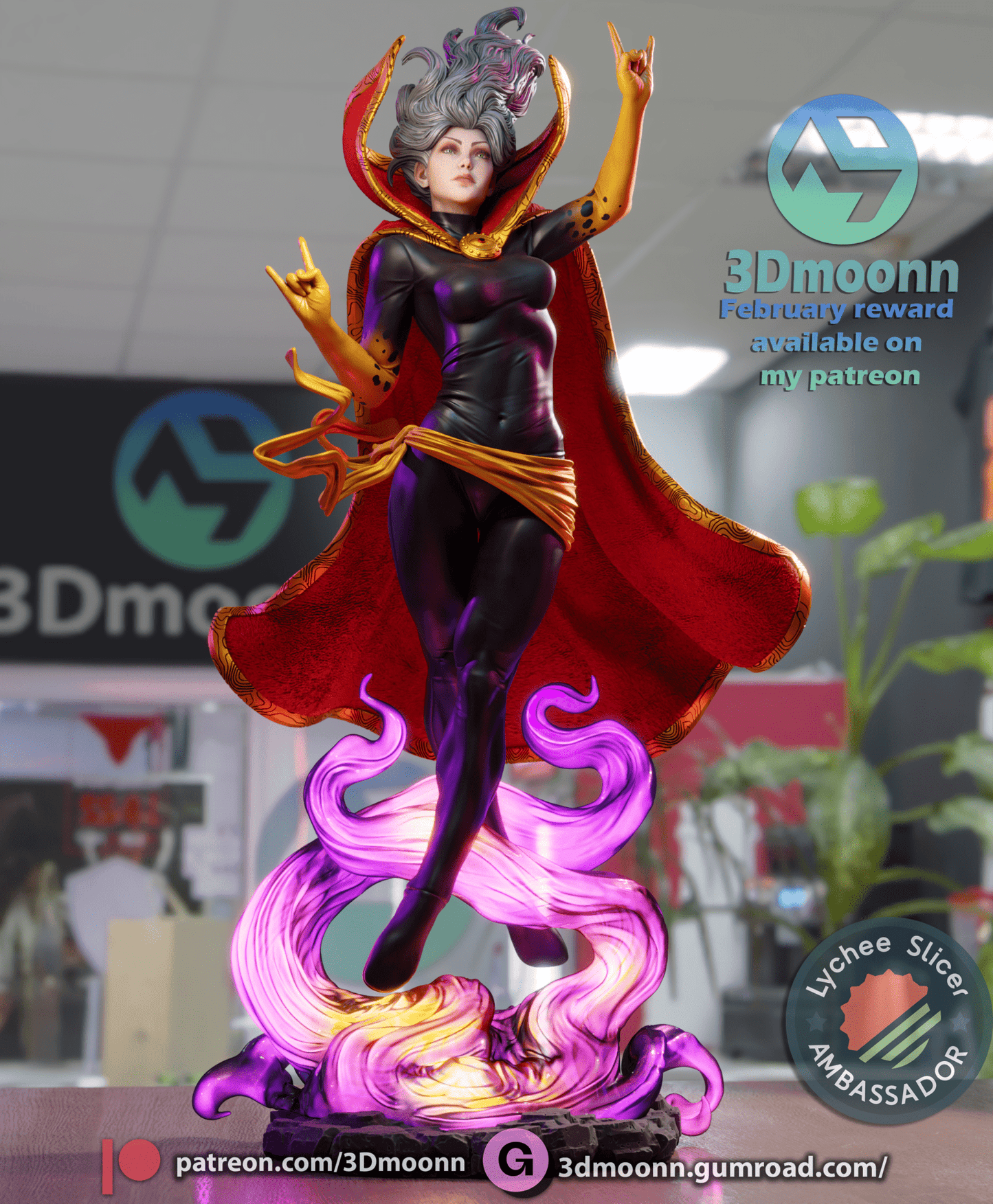 Clea Strange - 3DMoonn - Dark Forge Arts