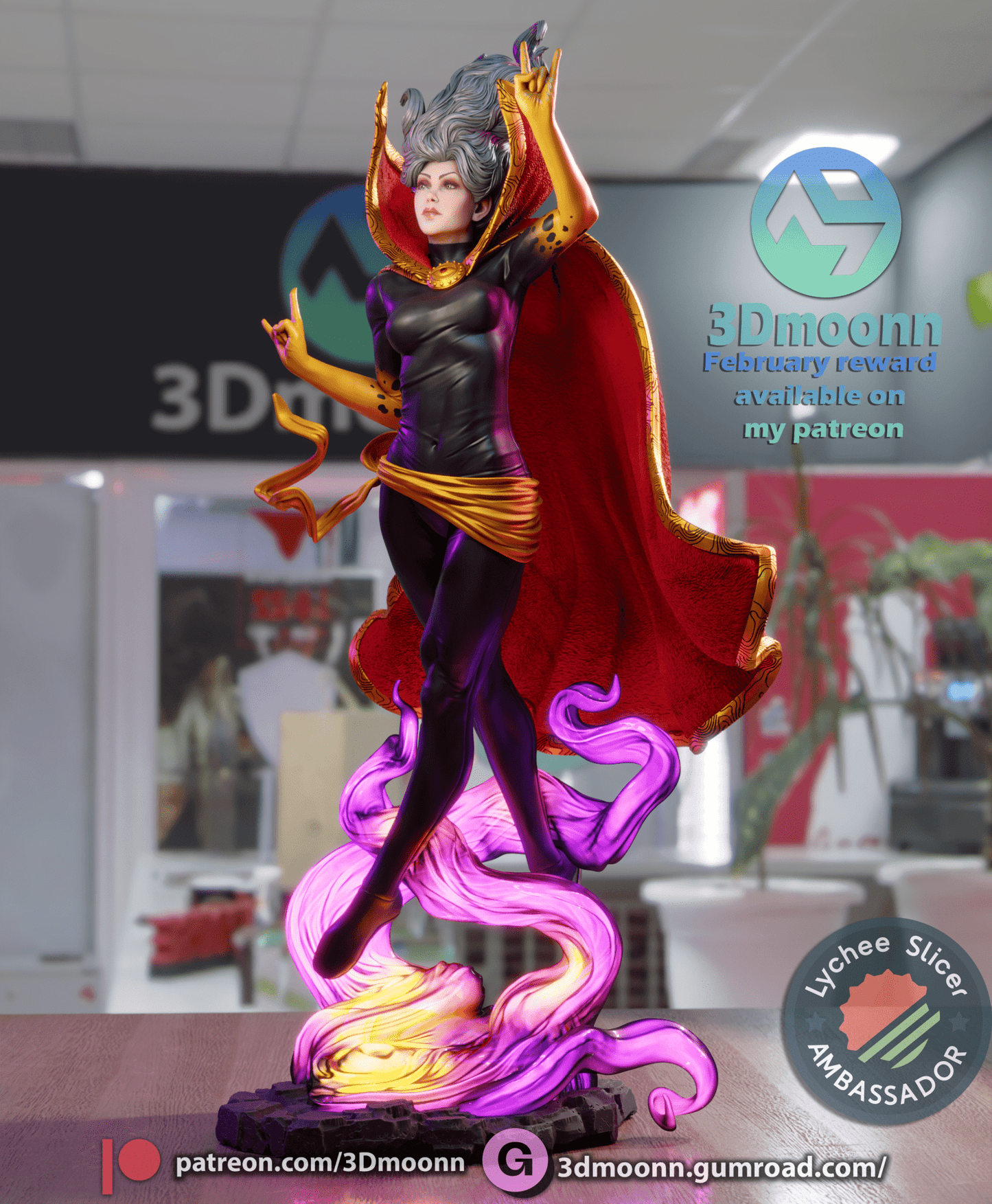 Clea Strange - 3DMoonn - Dark Forge Arts
