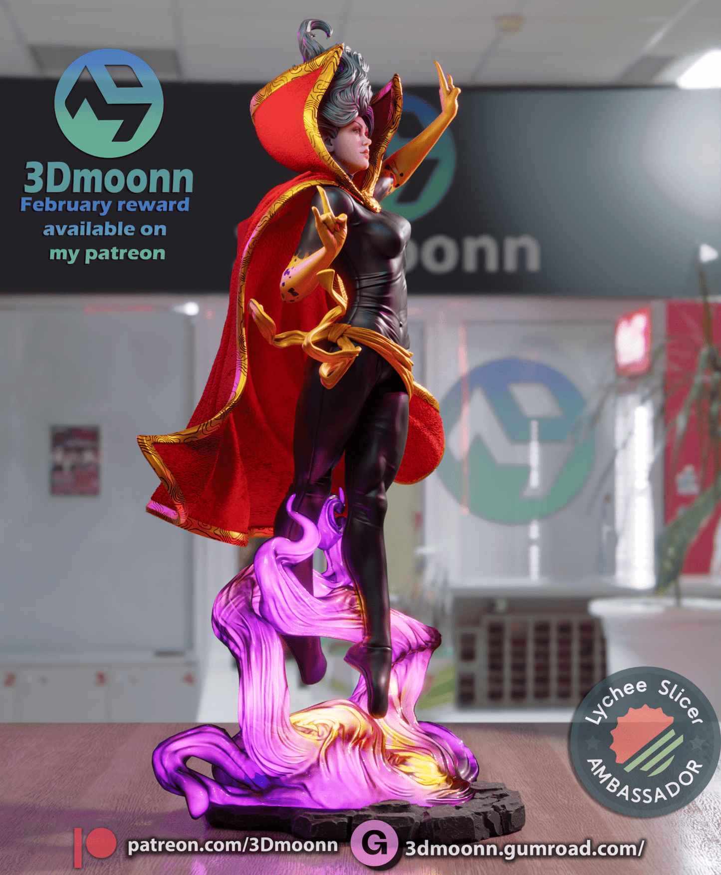 Clea Strange - 3DMoonn - Dark Forge Arts