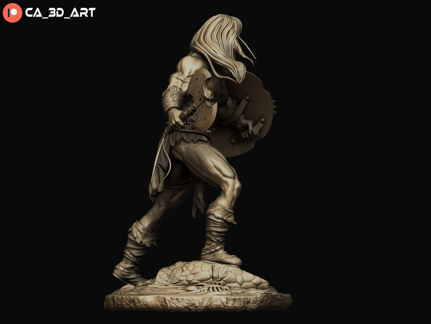 Conan v2 - CA 3D Studios - Dark Forge Arts