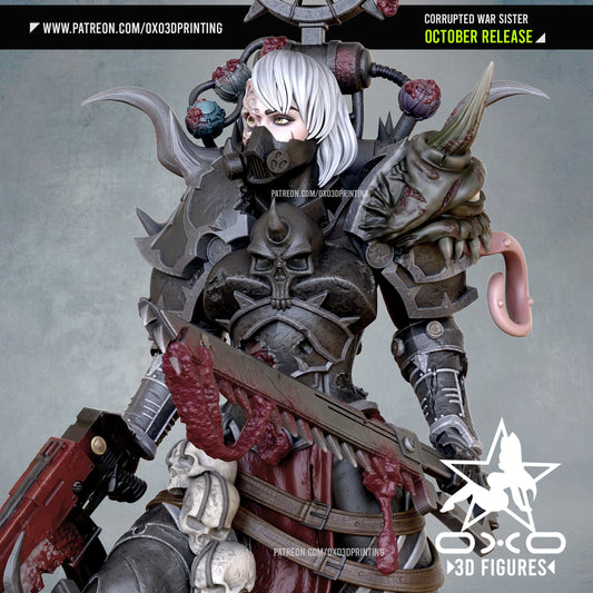 Corrupted War Sister - OXO3D - Dark Forge Arts