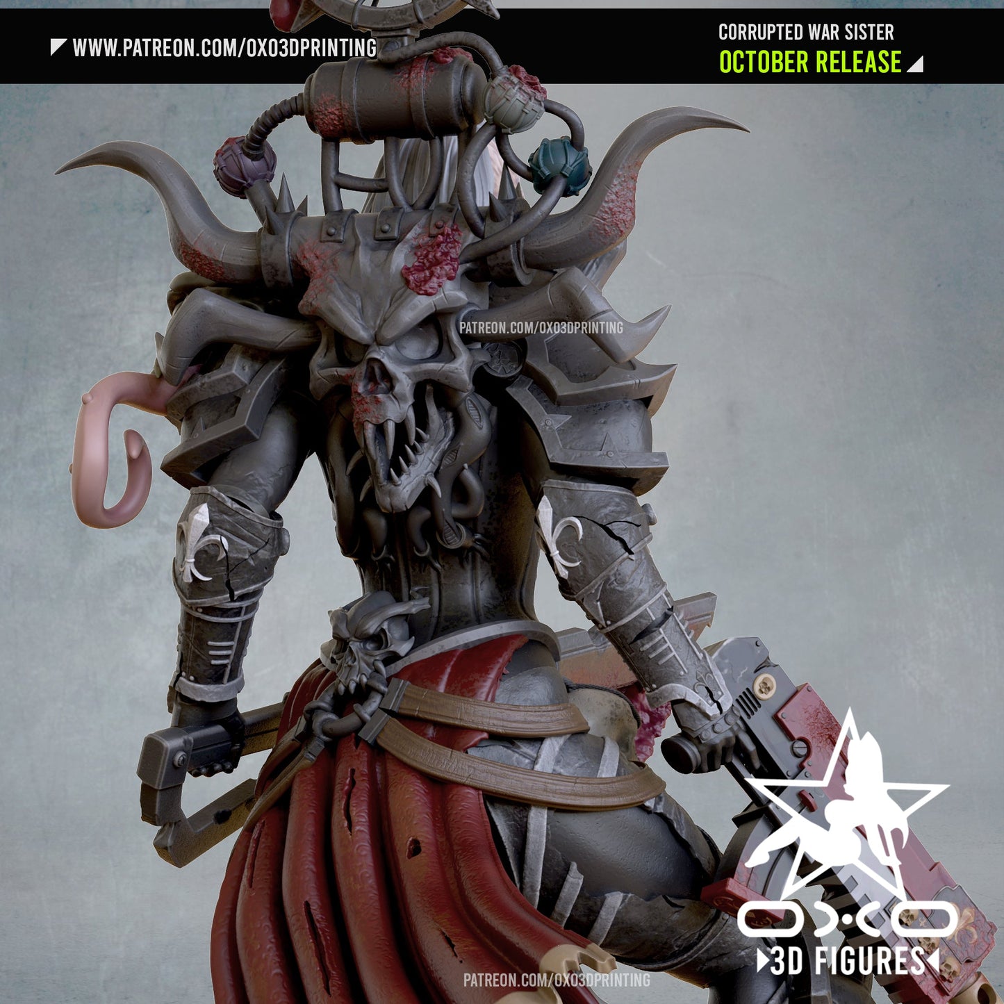 Corrupted War Sister - OXO3D - Dark Forge Arts
