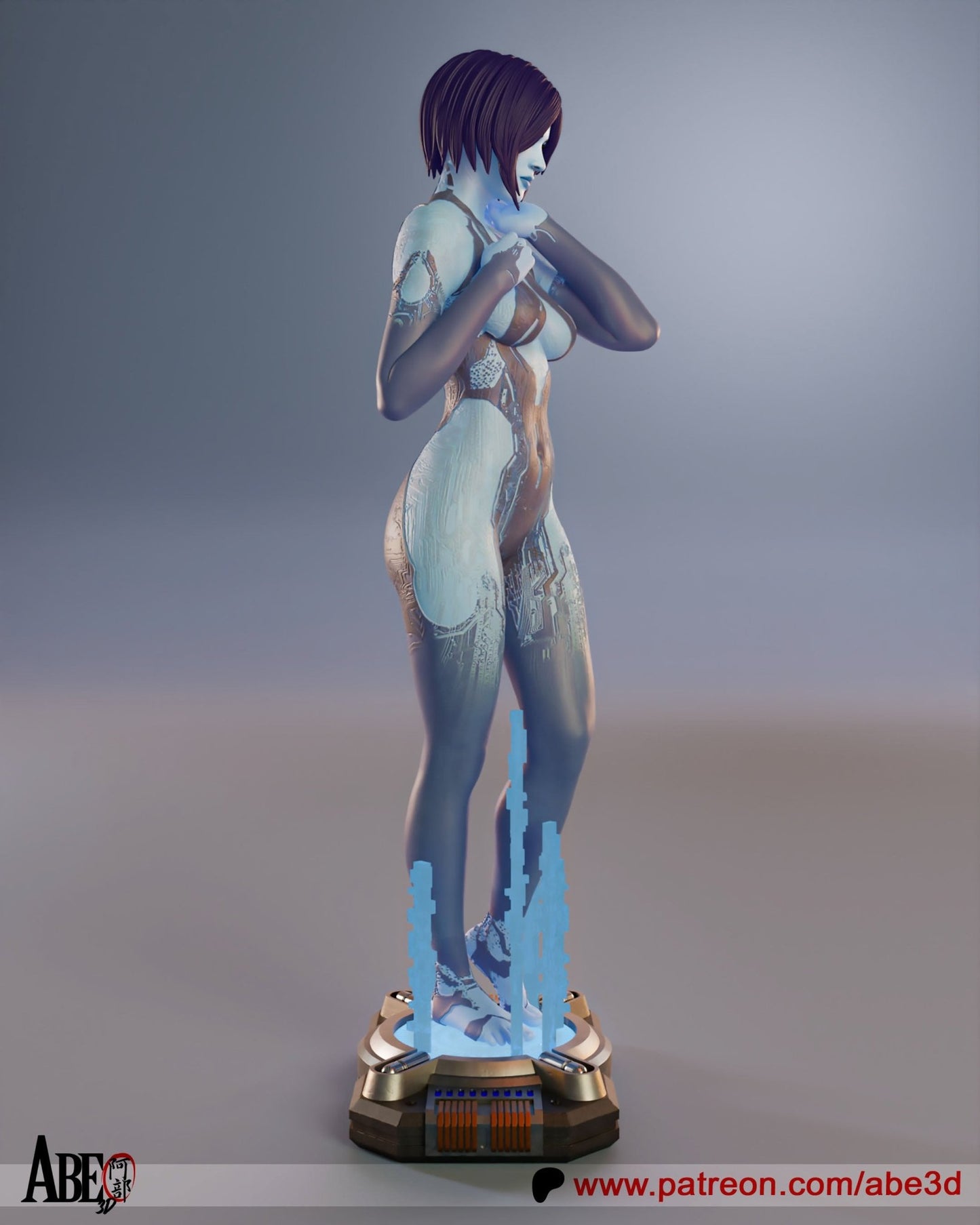 Cortana - Abe3D - Dark Forge Arts