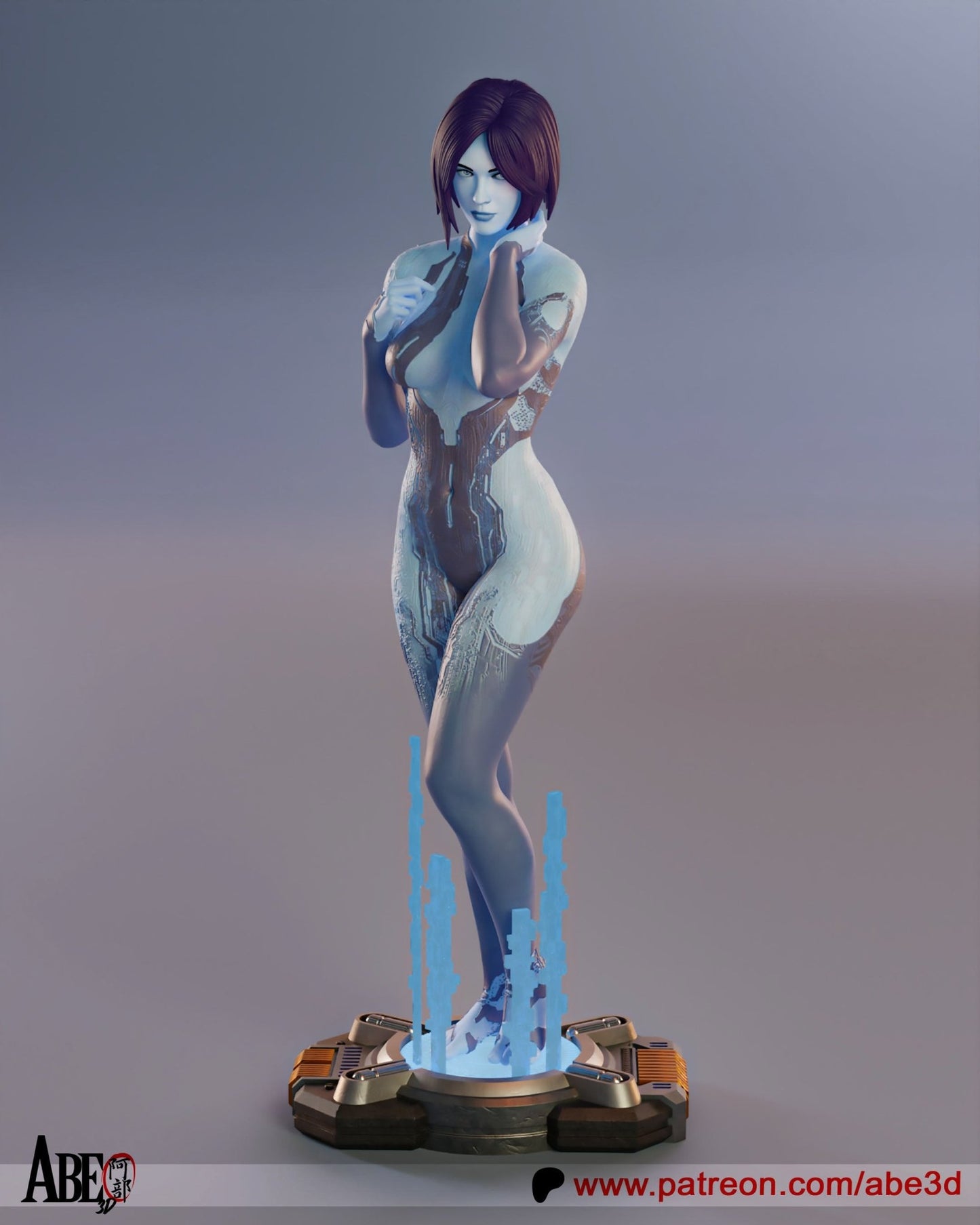 Cortana - Abe3D - Dark Forge Arts