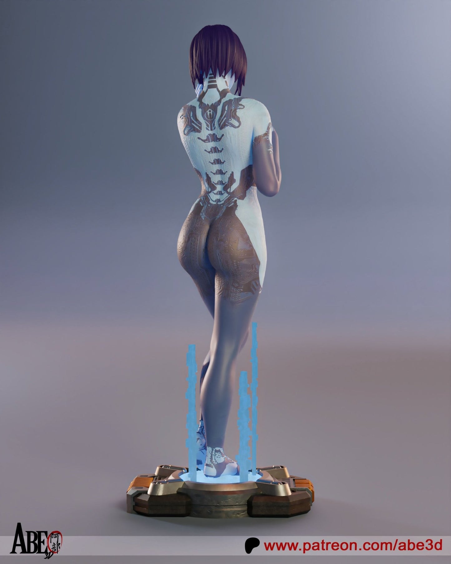 Cortana - Abe3D - Dark Forge Arts