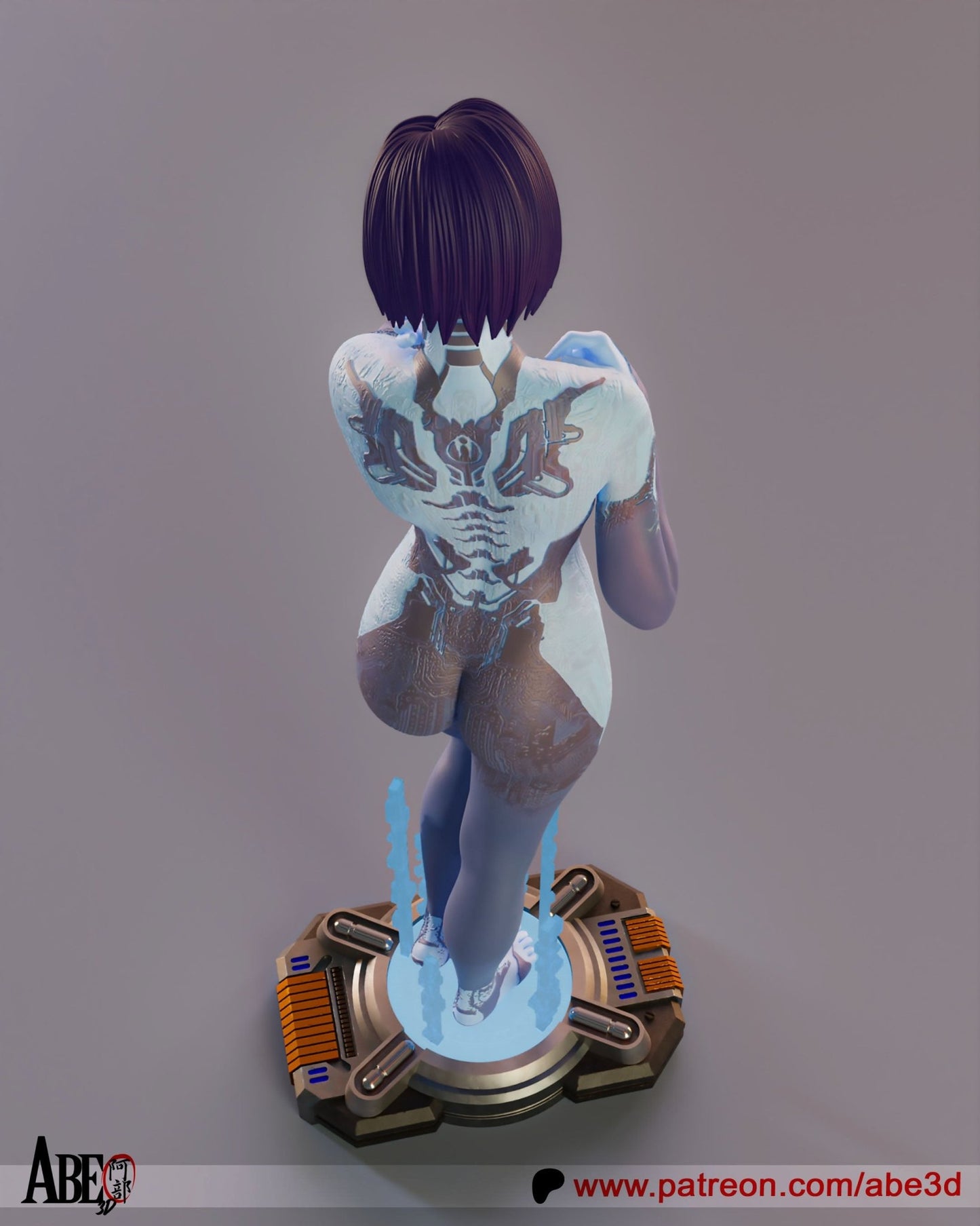 Cortana - Abe3D - Dark Forge Arts