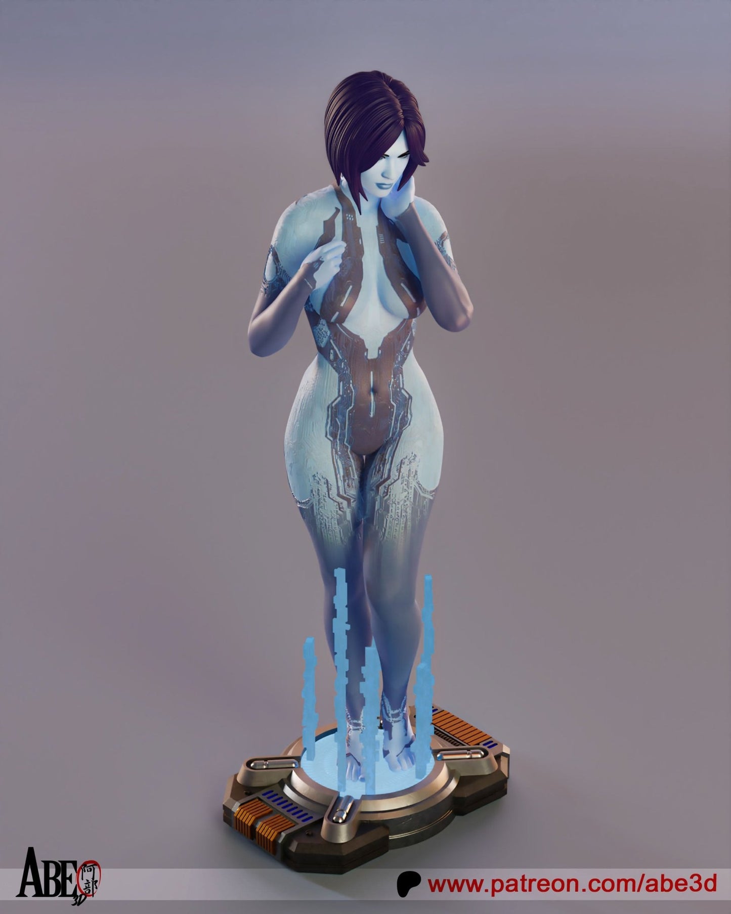 Cortana - Abe3D - Dark Forge Arts