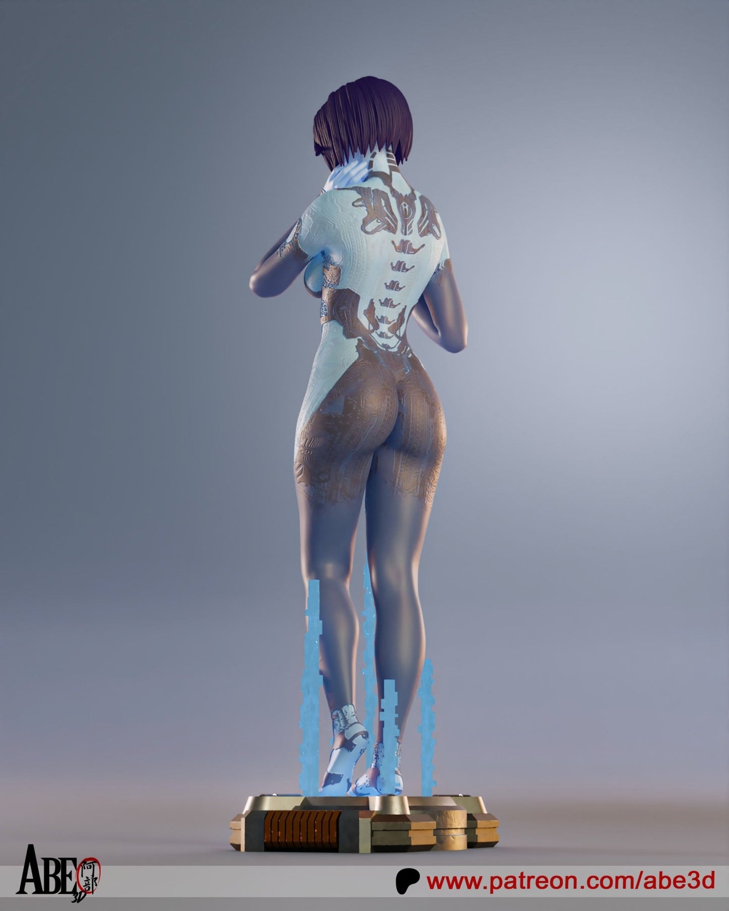 Cortana - Abe3D - Dark Forge Arts