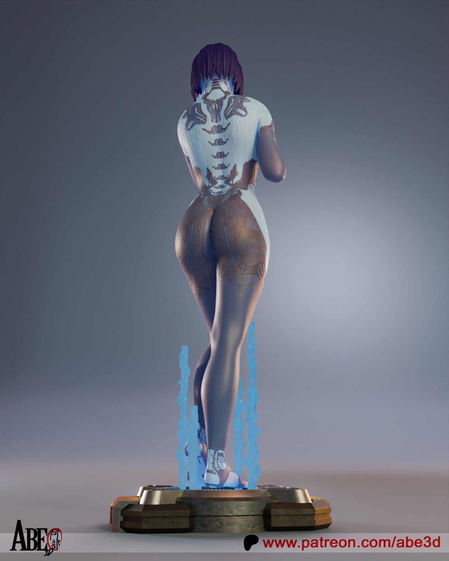 Cortana - Abe3D - Dark Forge Arts