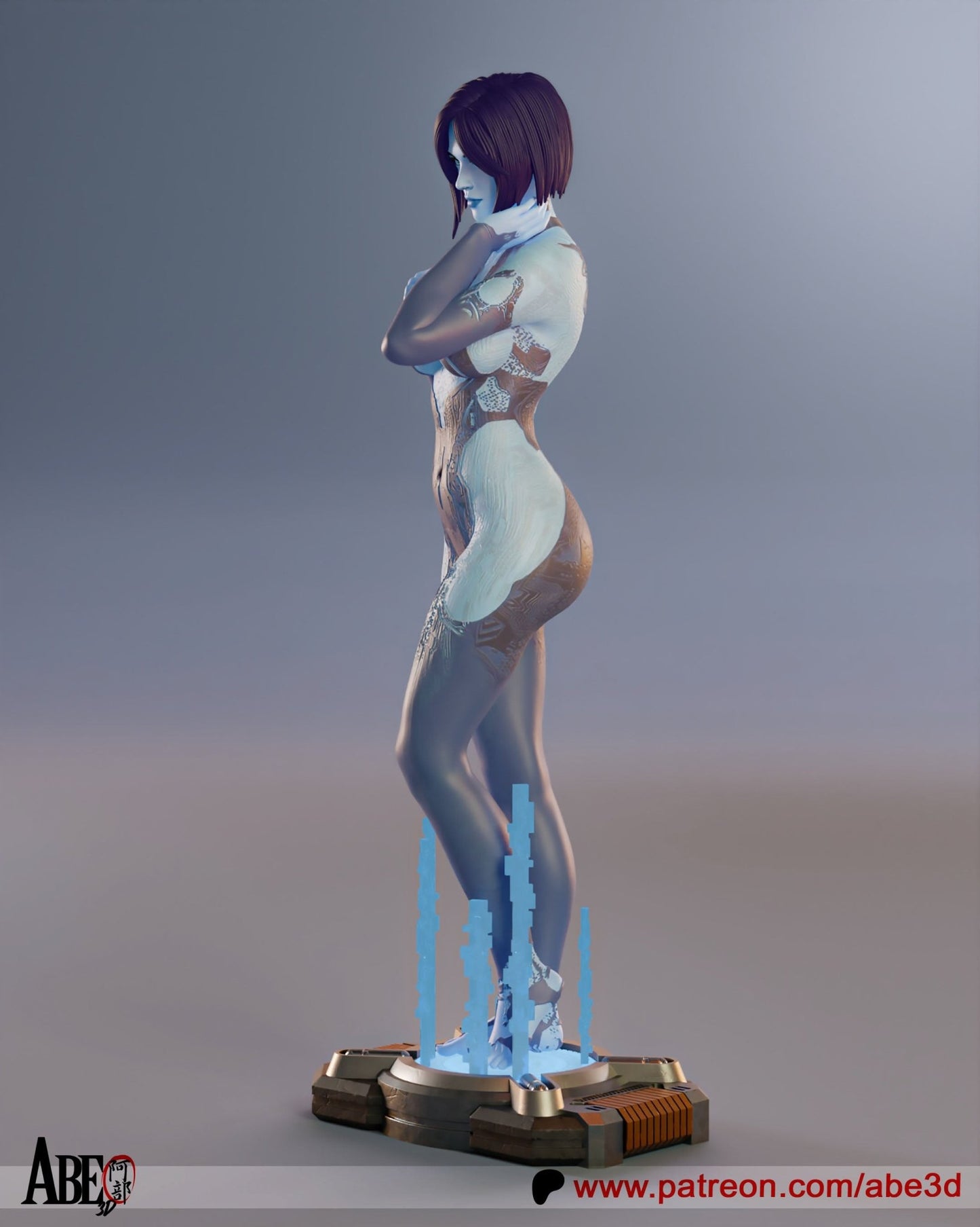 Cortana - Abe3D - Dark Forge Arts