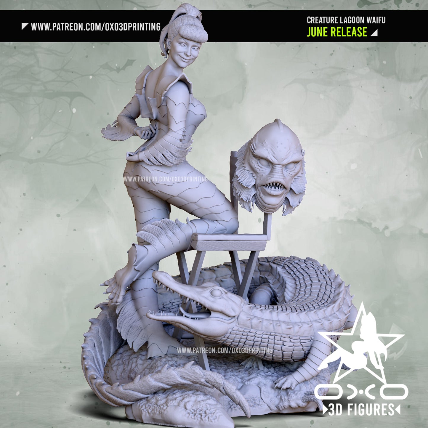 Creature Lagoon - OXO3D - Dark Forge Arts