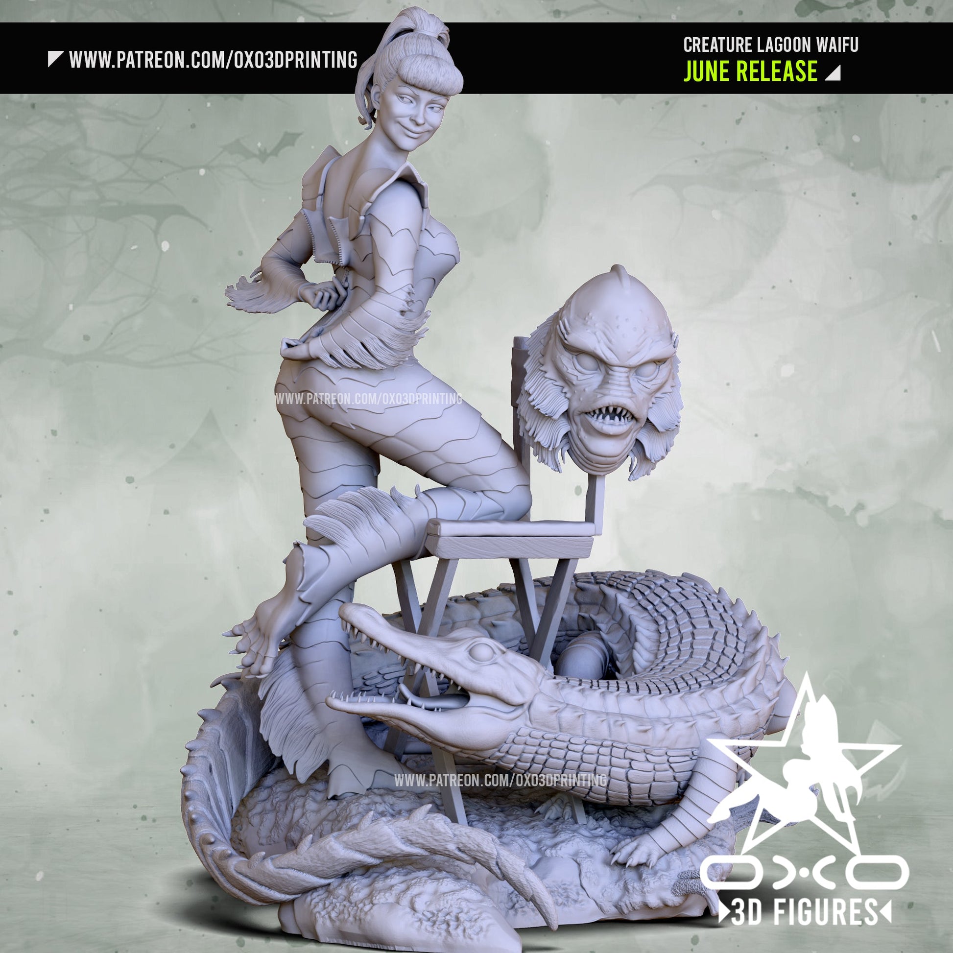 Creature Lagoon - OXO3D - Dark Forge Arts