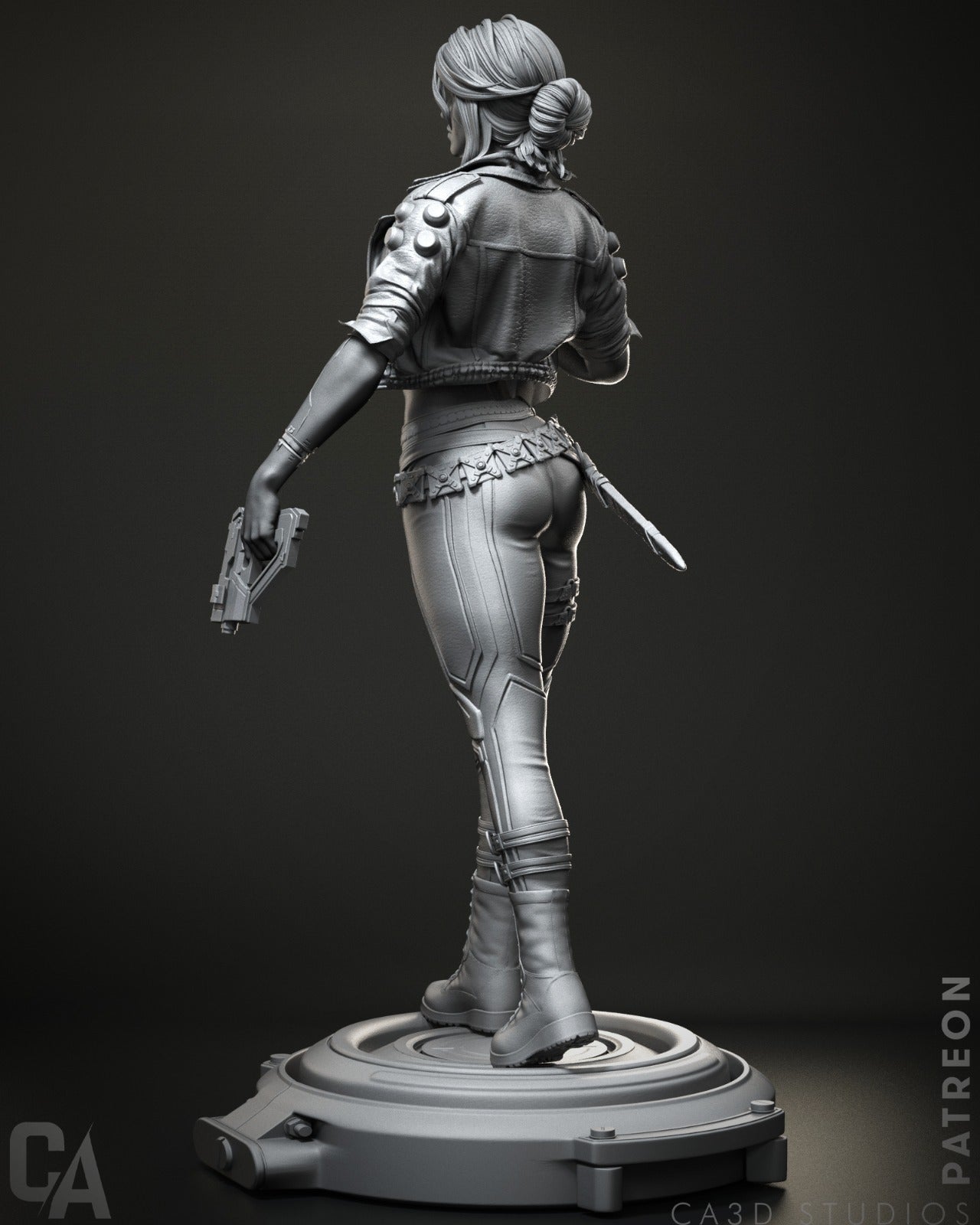 Cyberpunk Ciri - CA 3D Studios - Dark Forge Arts
