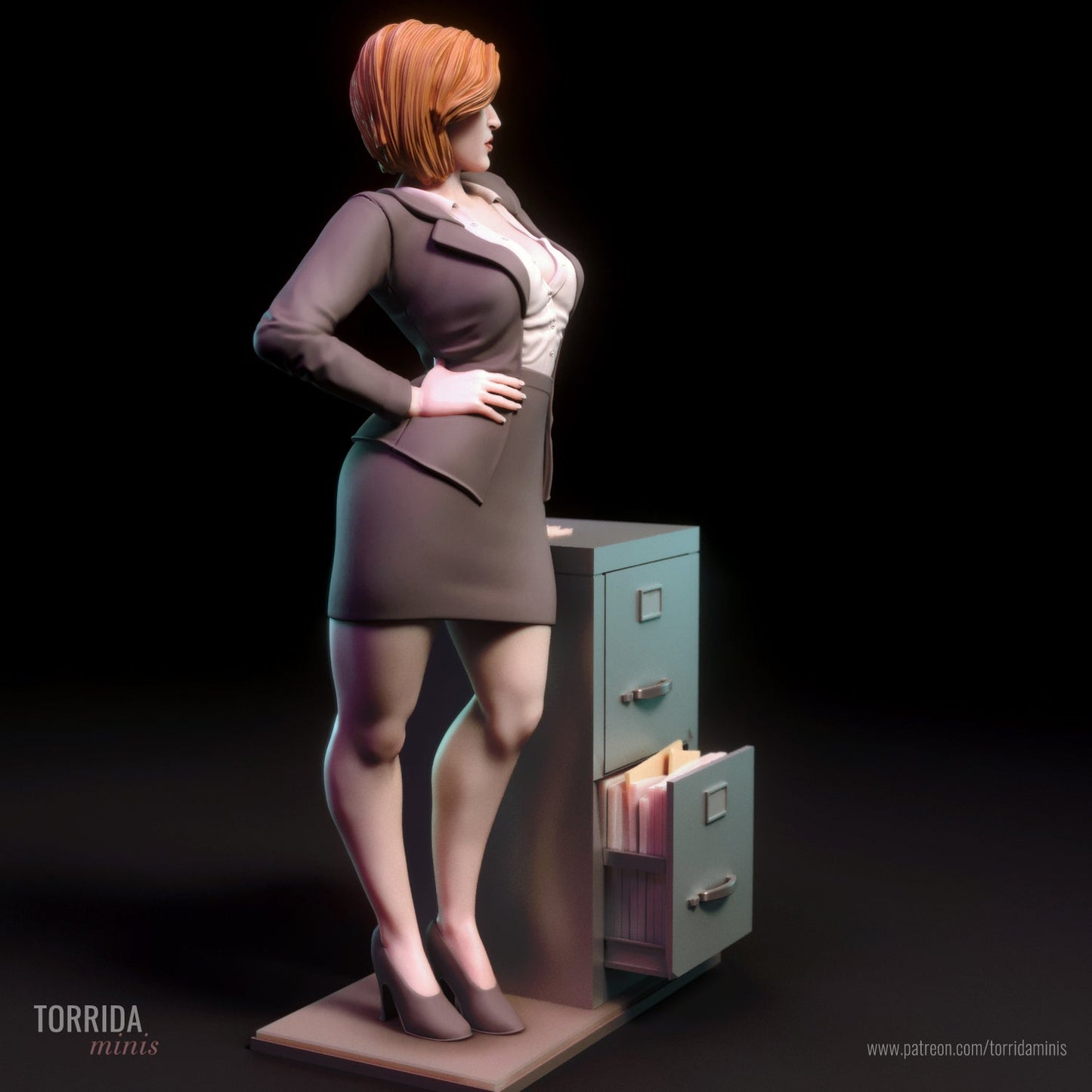 Dana Scully - Torrida Minis - Dark Forge Arts