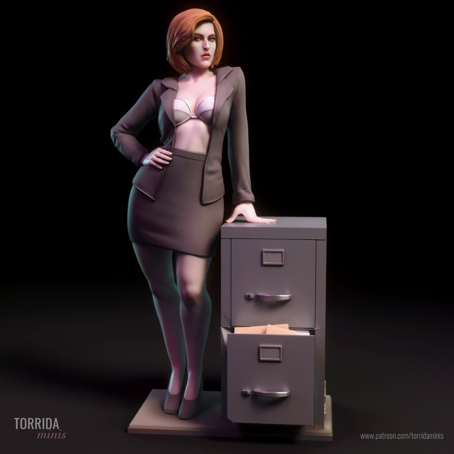 Dana Scully - Torrida Minis - Dark Forge Arts