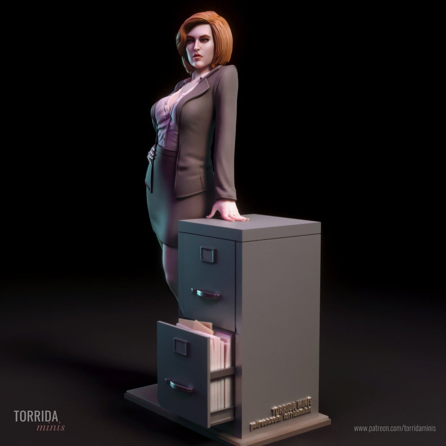 Dana Scully - Torrida Minis - Dark Forge Arts
