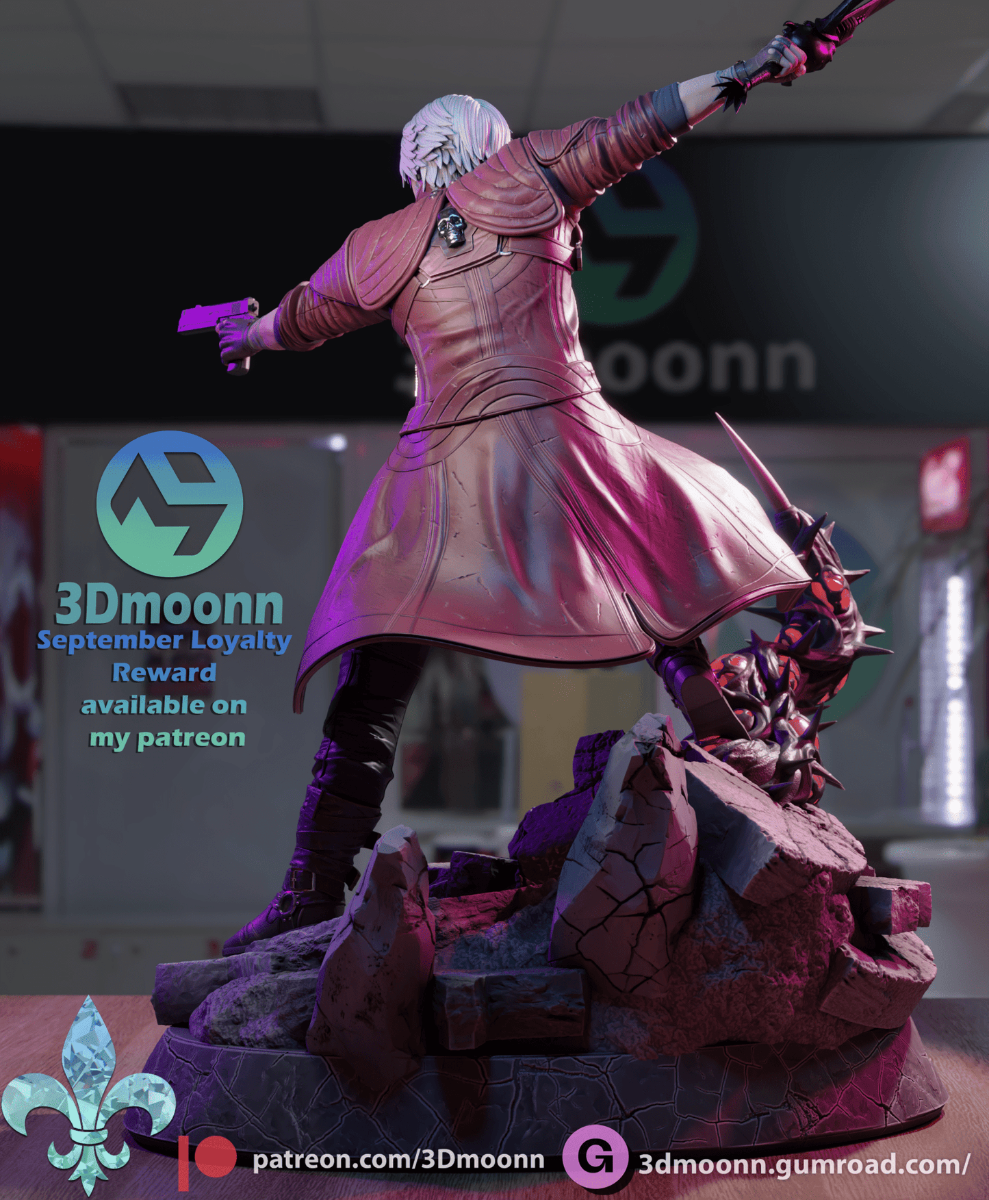 Dante - 3DMoonn - Dark Forge Arts