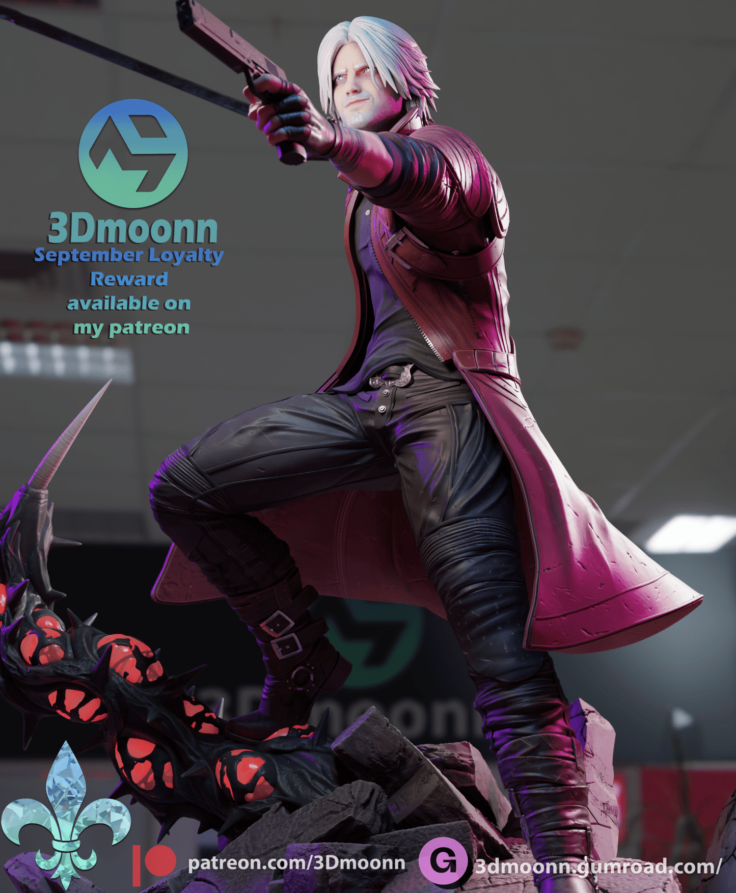 Dante - 3DMoonn - Dark Forge Arts