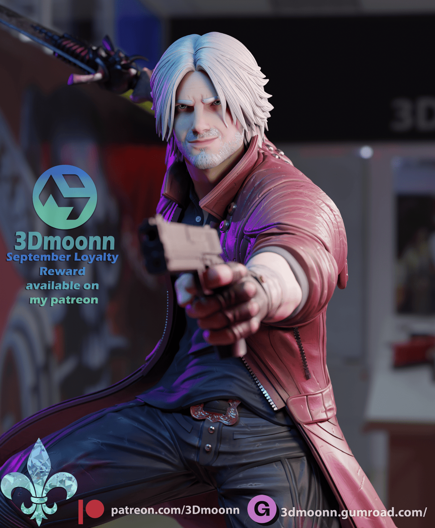 Dante - 3DMoonn - Dark Forge Arts