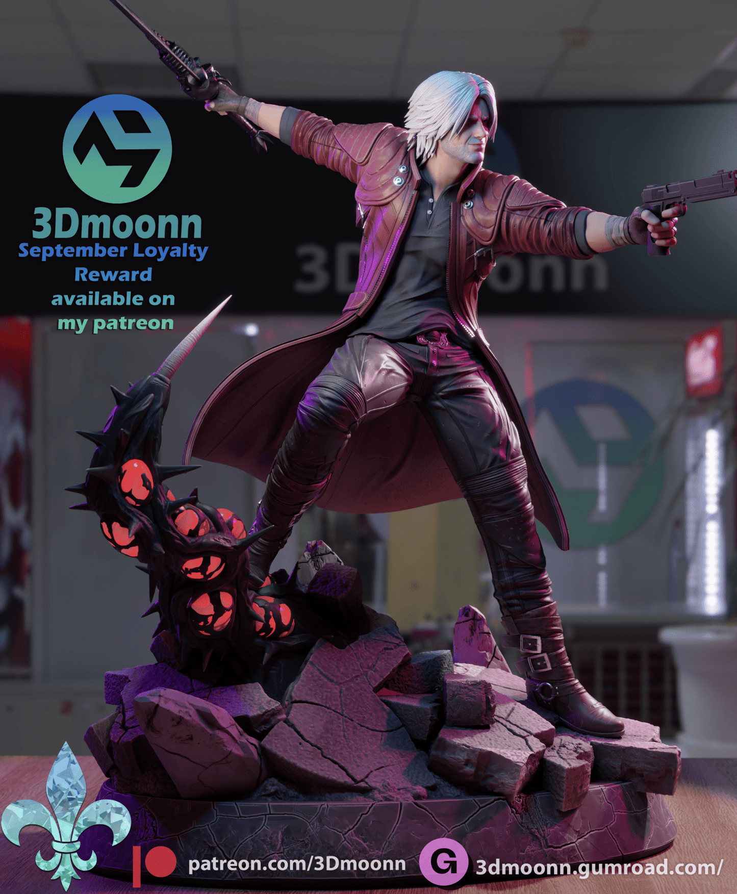 Dante - 3DMoonn - Dark Forge Arts