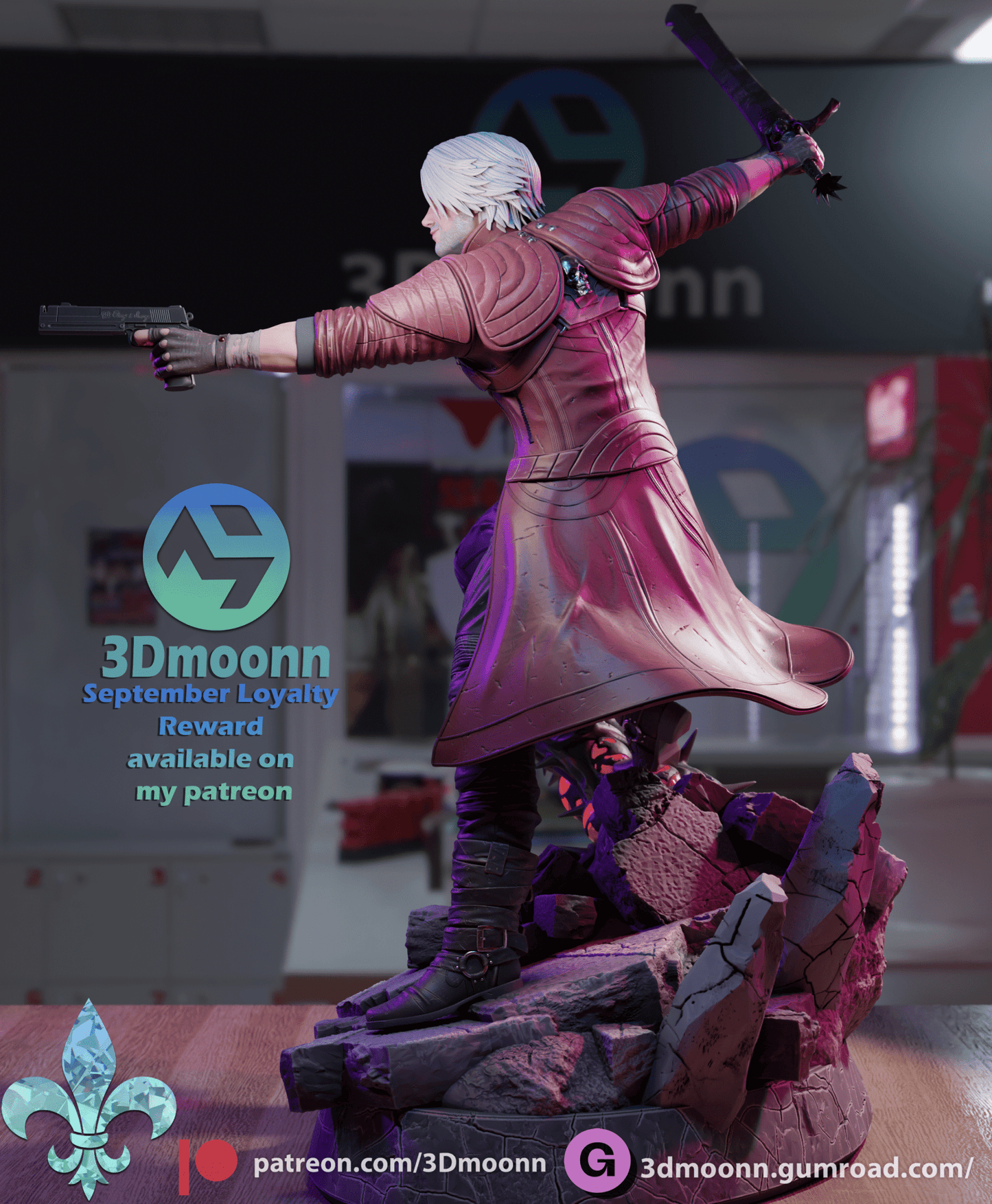 Dante - 3DMoonn - Dark Forge Arts