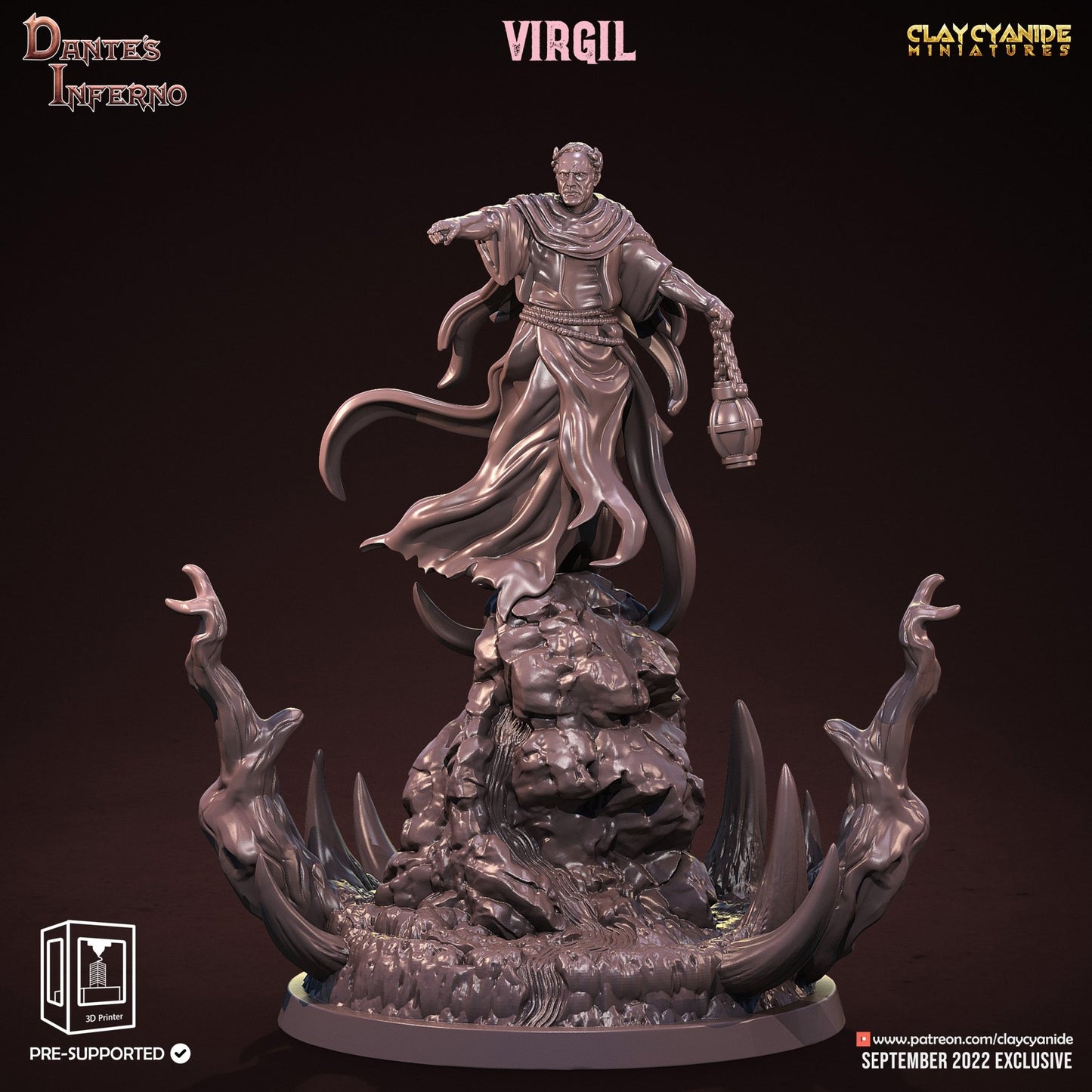 Dante's Inferno - ClayCyanide - Dark Forge Arts