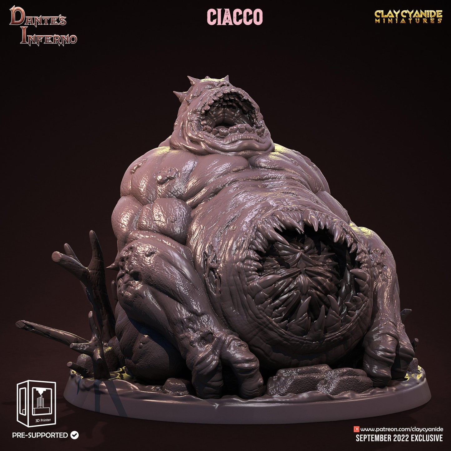Dante's Inferno - ClayCyanide - Dark Forge Arts