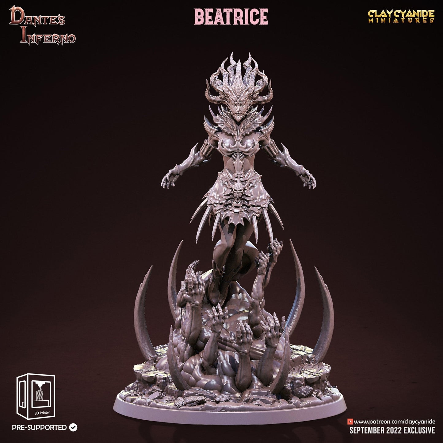 Dante's Inferno - ClayCyanide - Dark Forge Arts