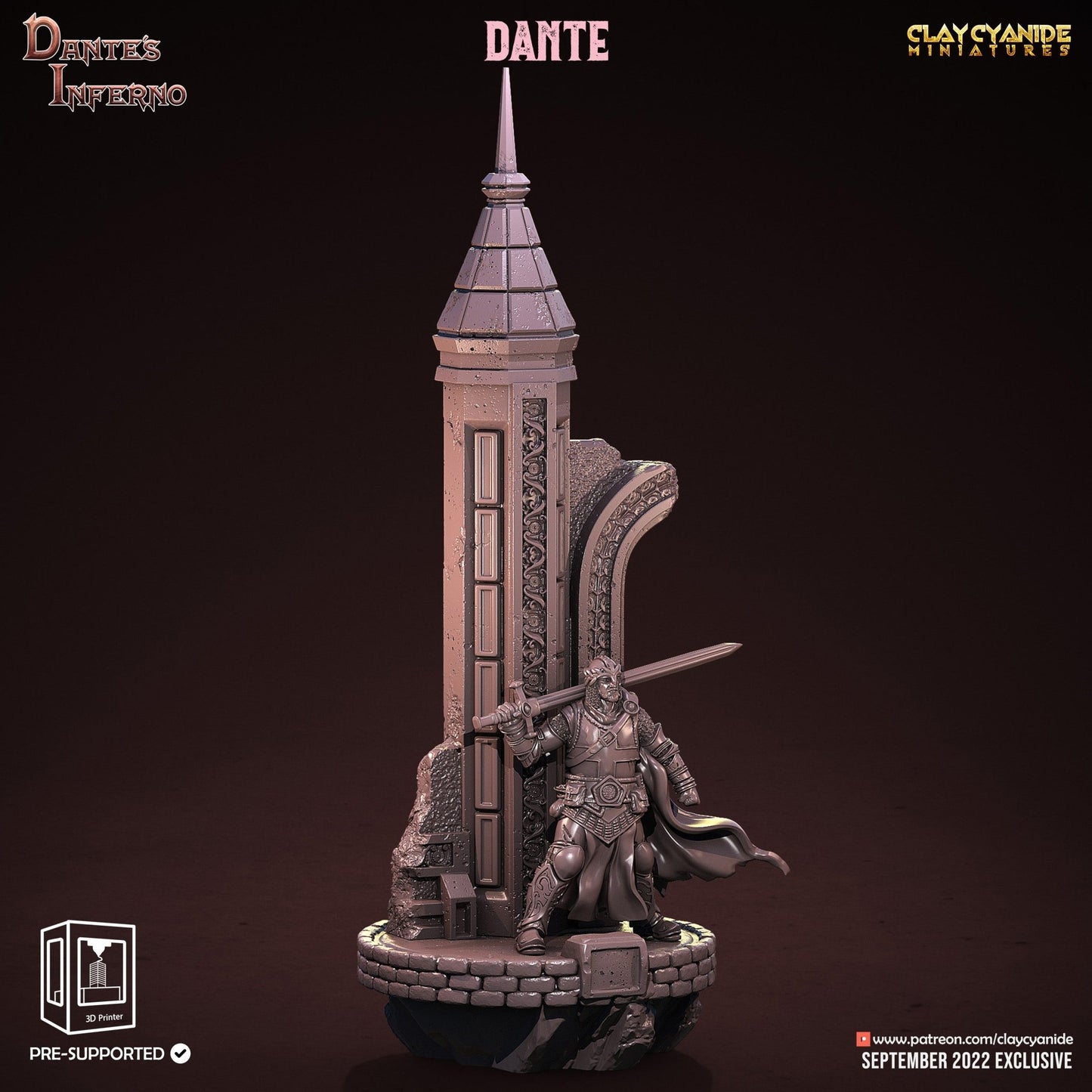 Dante's Inferno - ClayCyanide - Dark Forge Arts
