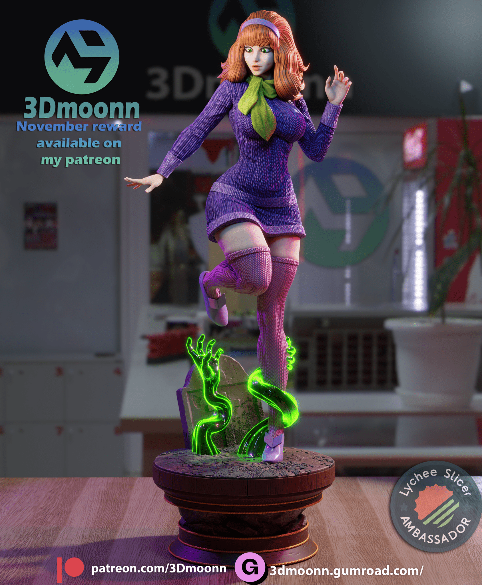 Daphne - 3DMoonn - Dark Forge Arts