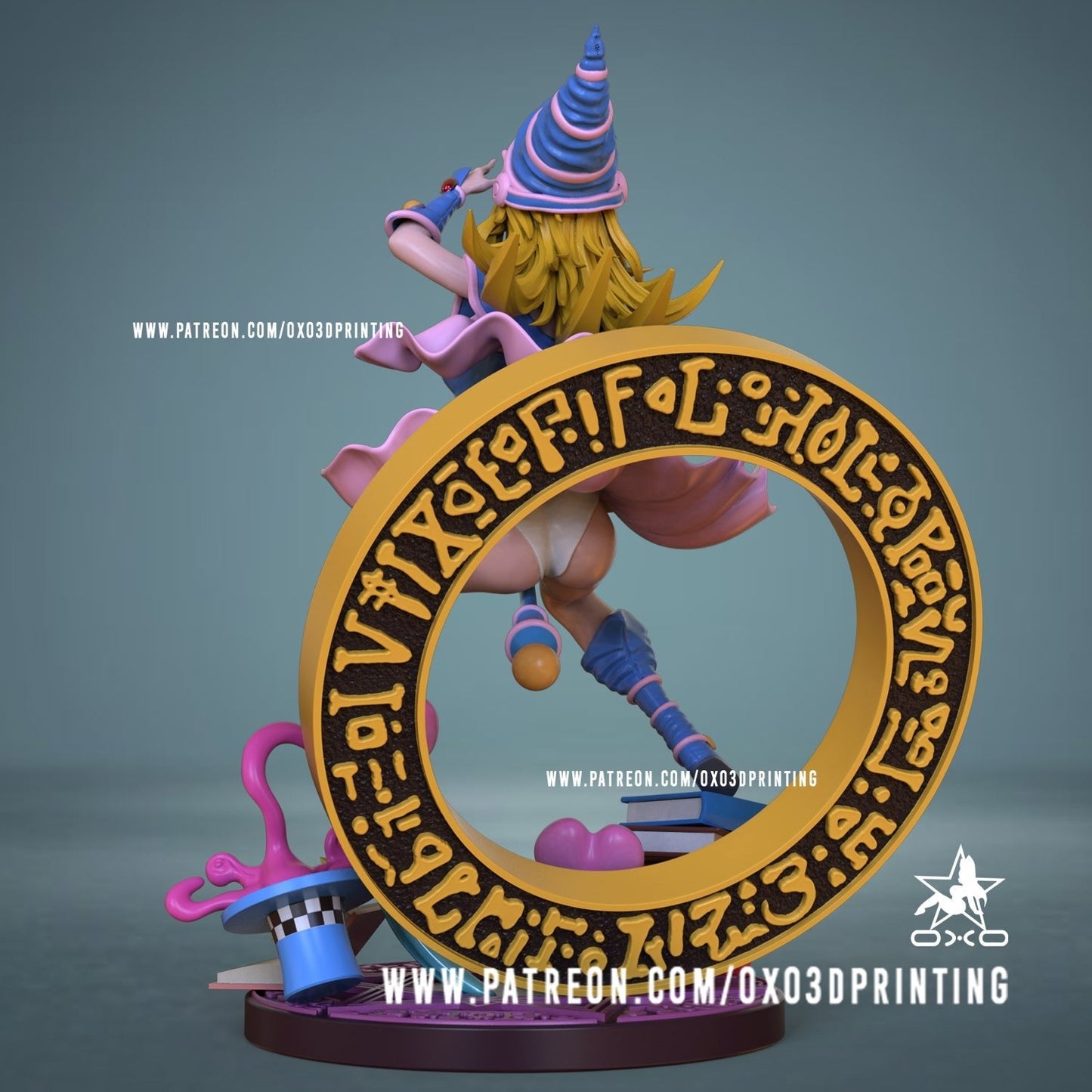 Dark Magician Girl - OXO3D - Dark Forge Arts