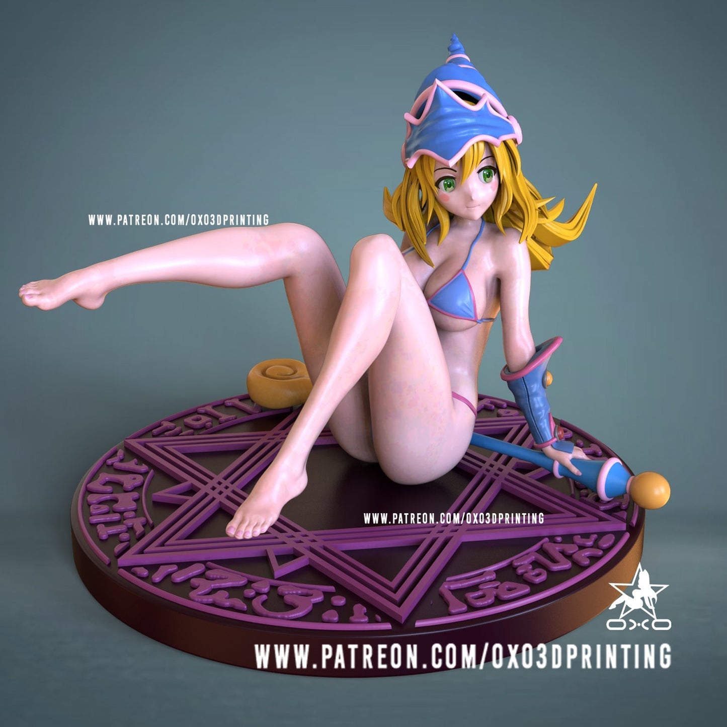Dark Magician Girl - OXO3D - Dark Forge Arts