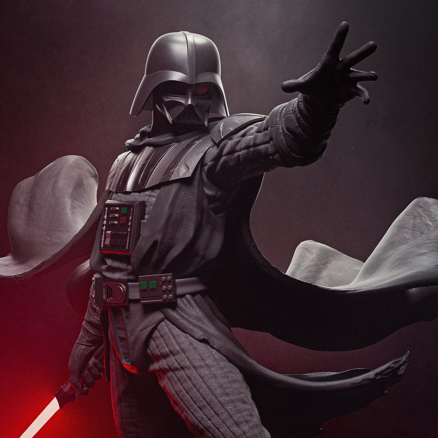 Darth Vader Diorama - CA 3D Studios - Dark Forge Arts