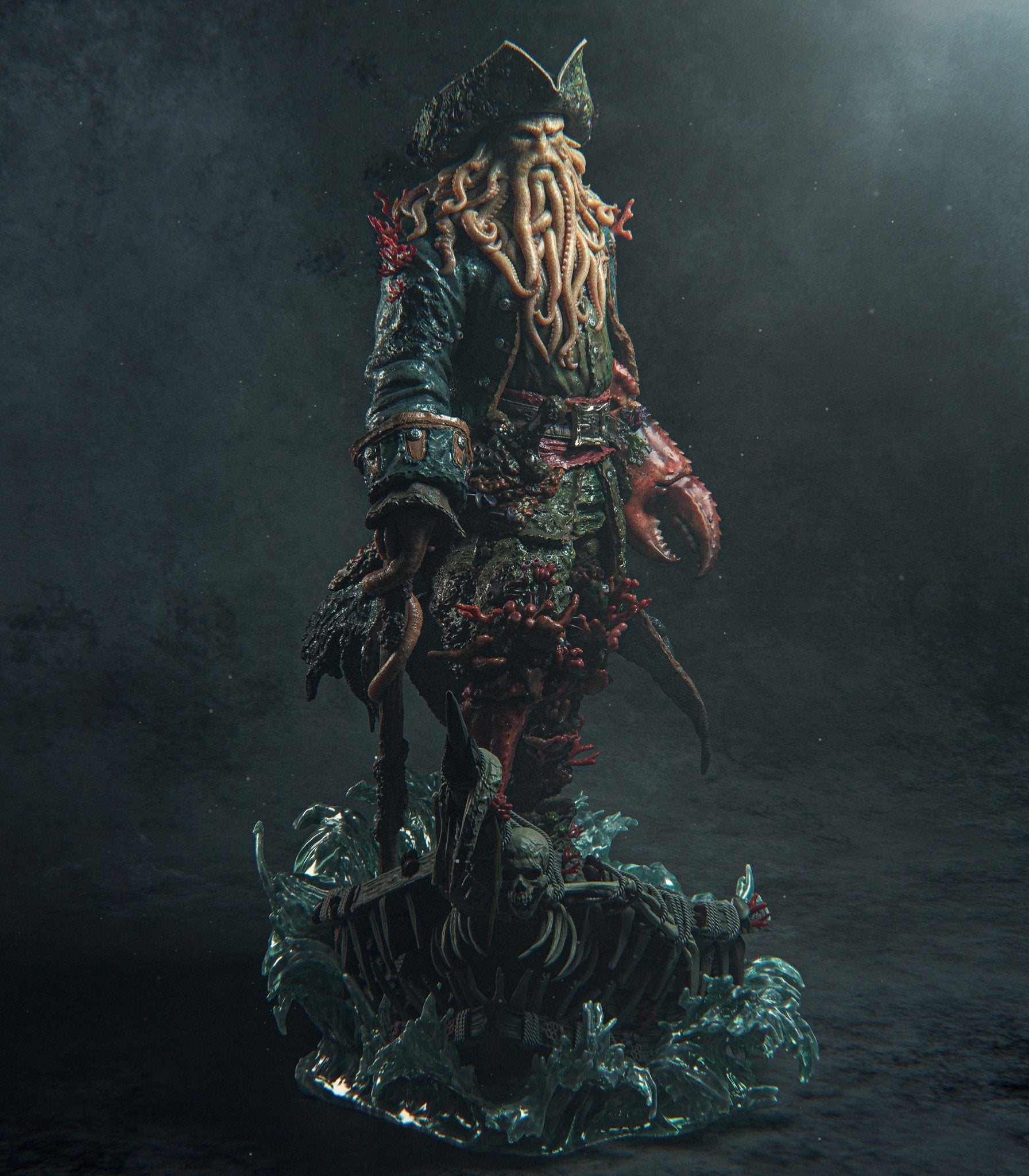 Davy Jones - CA 3D Studios - Dark Forge Arts