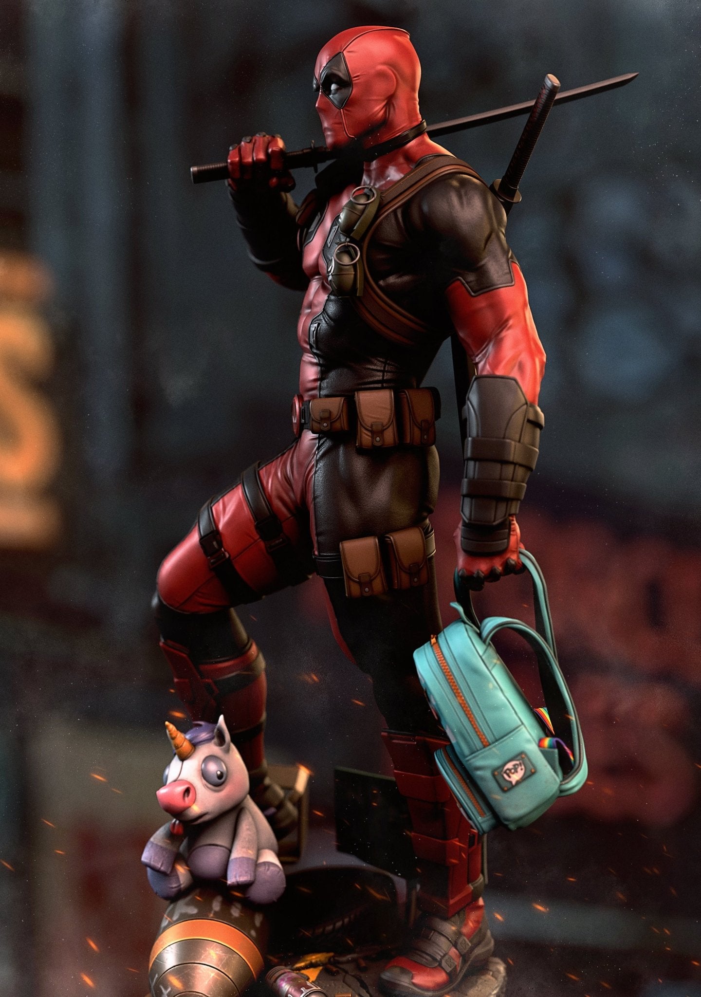 Deadpool - CA 3D Studios - Dark Forge Arts