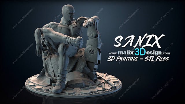 Deadpool & Lady Deadpool - Sanix3D - Dark Forge Arts