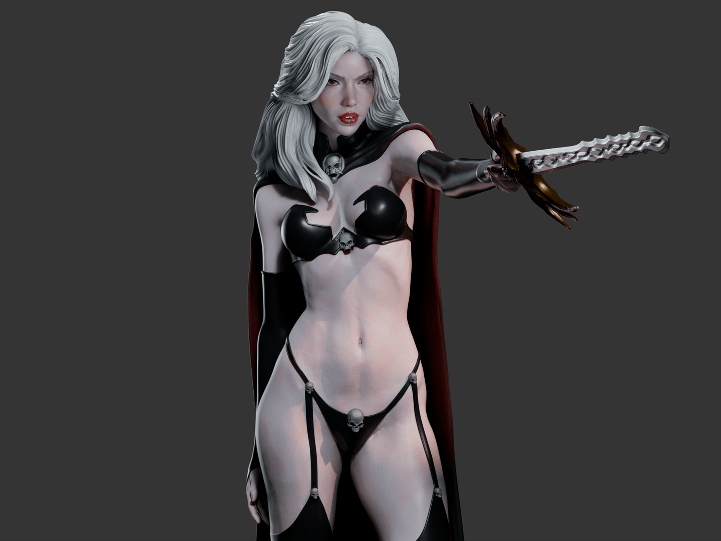 Death Princess - CA 3D Studios - Dark Forge Arts