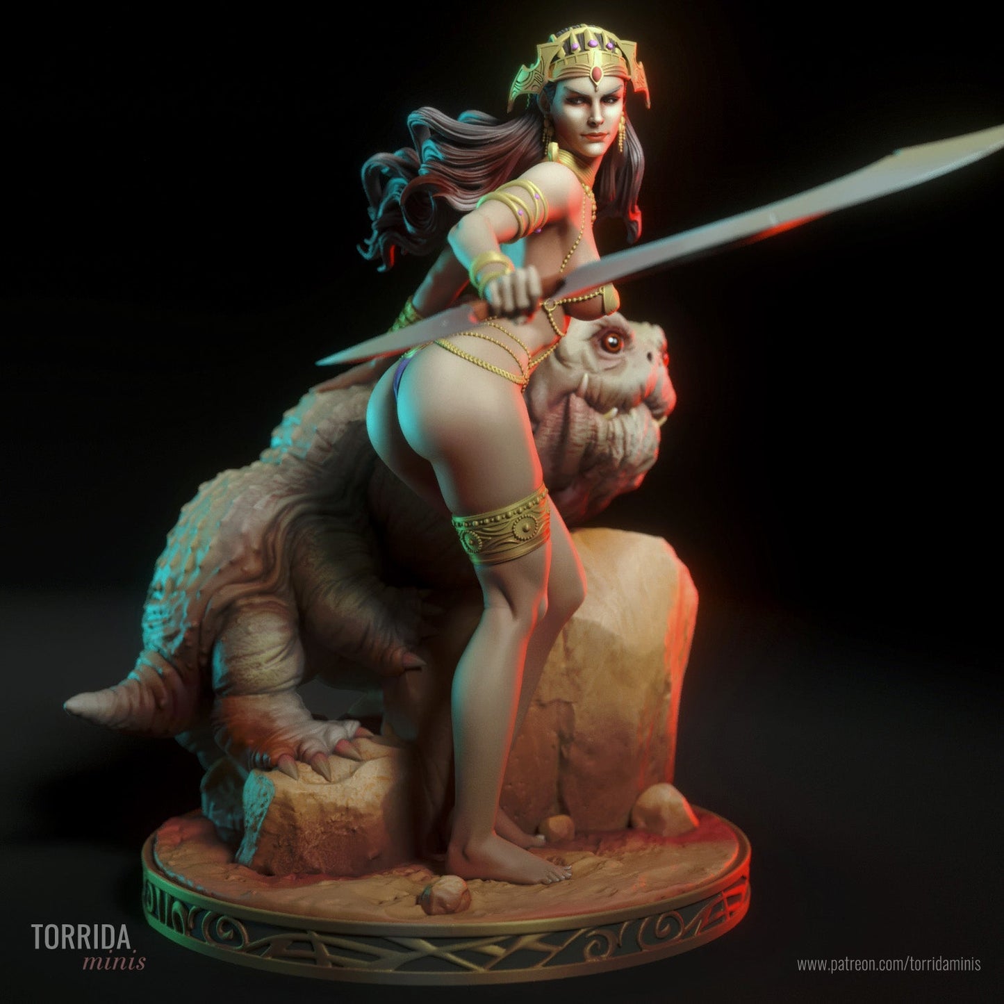 Dejah Thoris - Torrida Minis - Dark Forge Arts