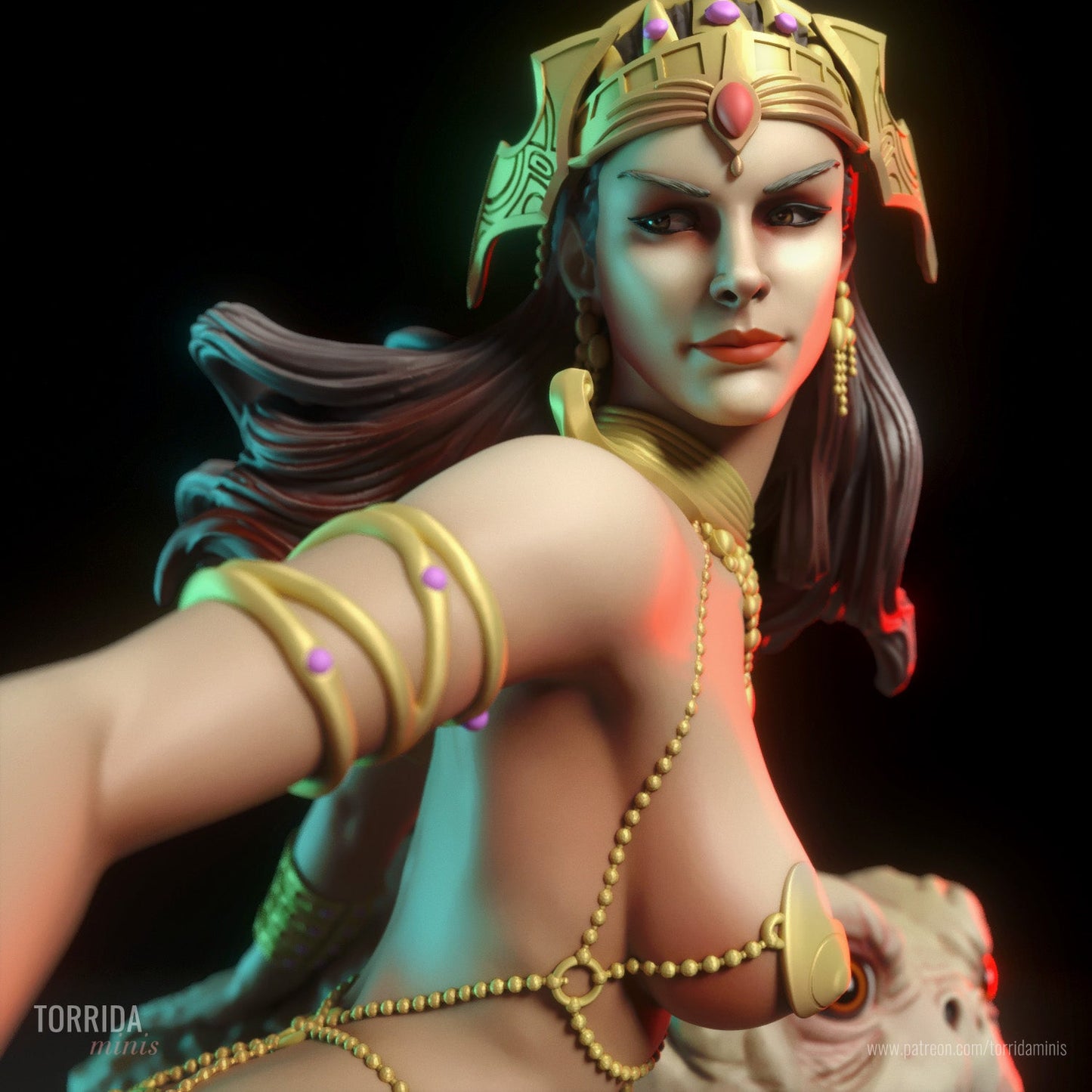 Dejah Thoris - Torrida Minis - Dark Forge Arts
