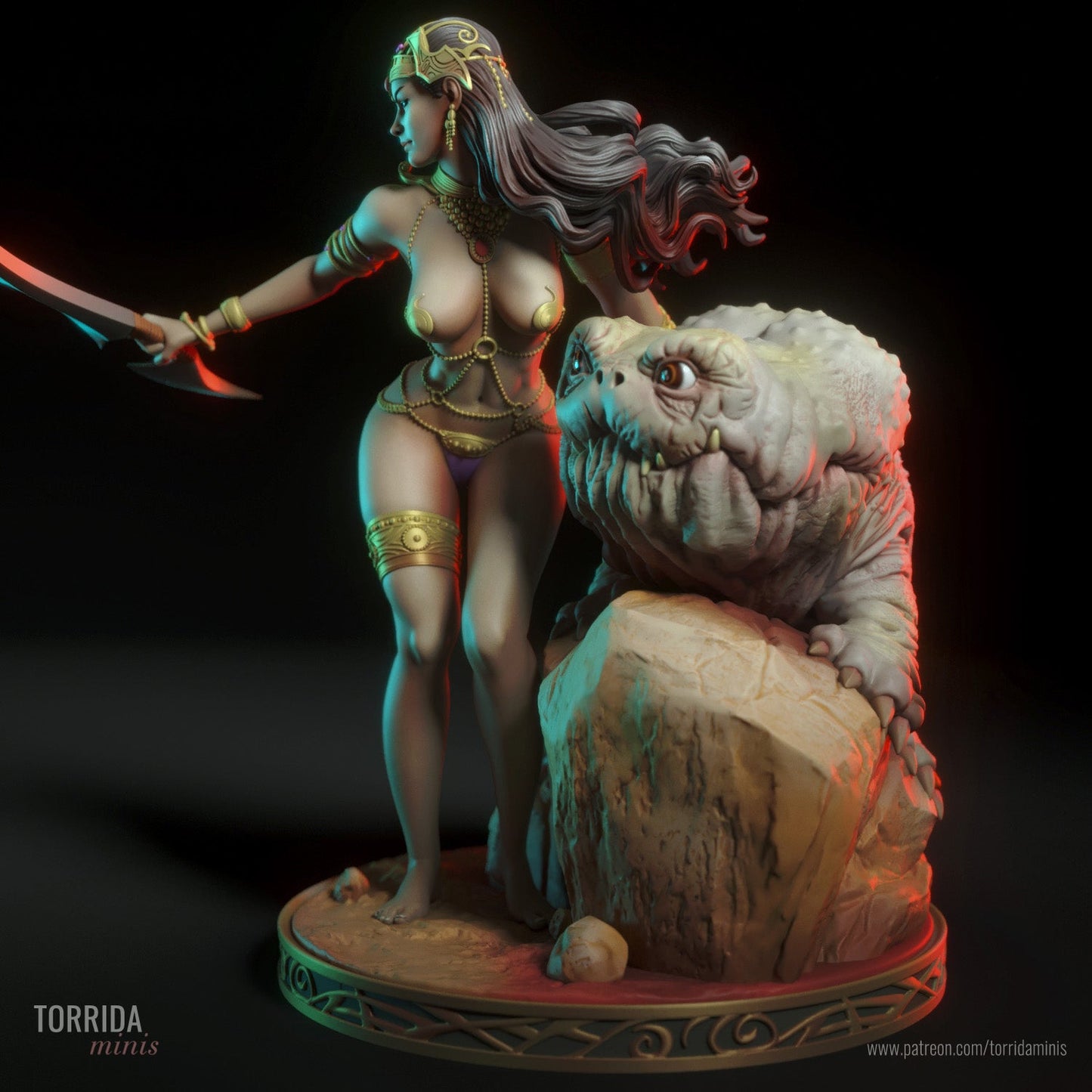 Dejah Thoris - Torrida Minis - Dark Forge Arts