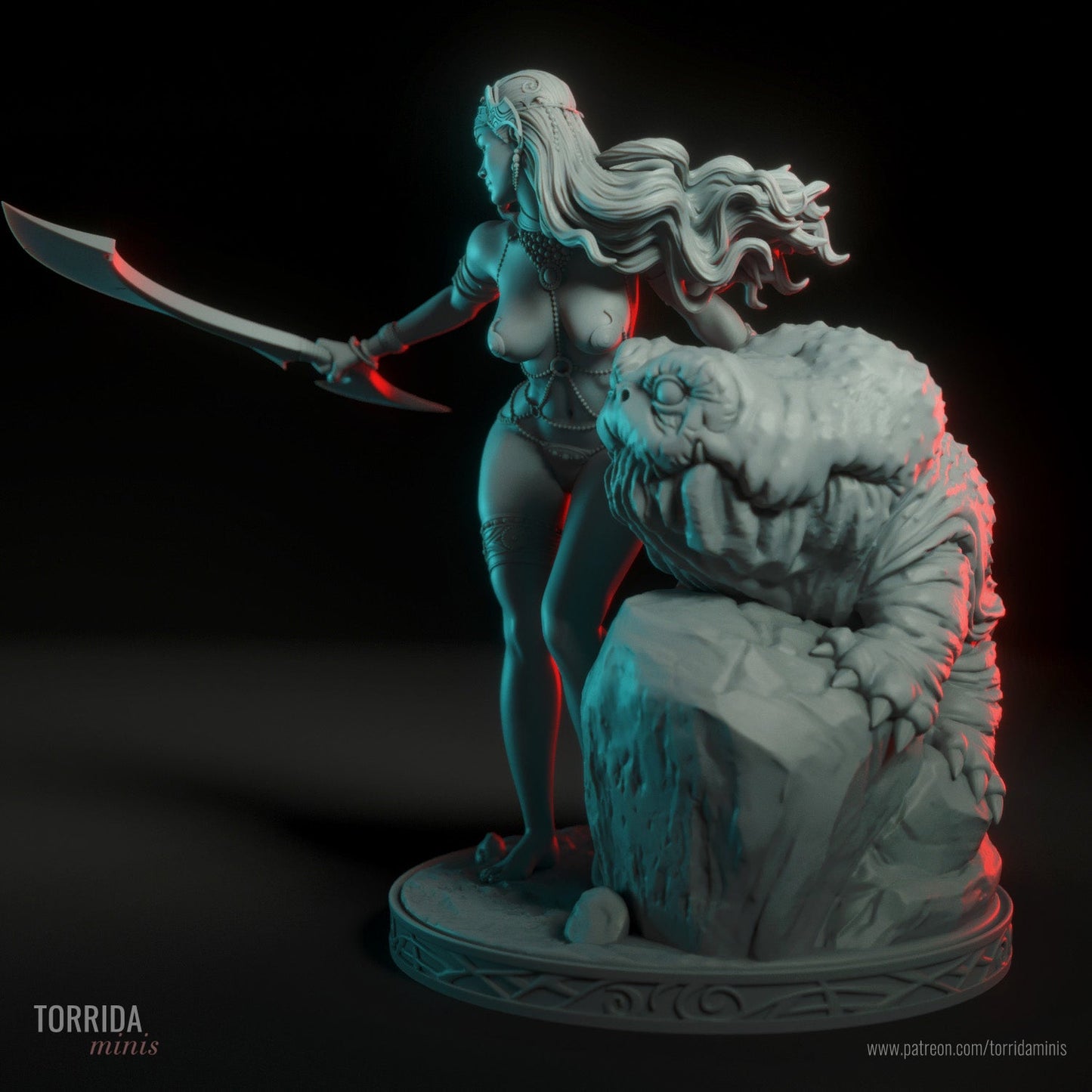Dejah Thoris - Torrida Minis - Dark Forge Arts