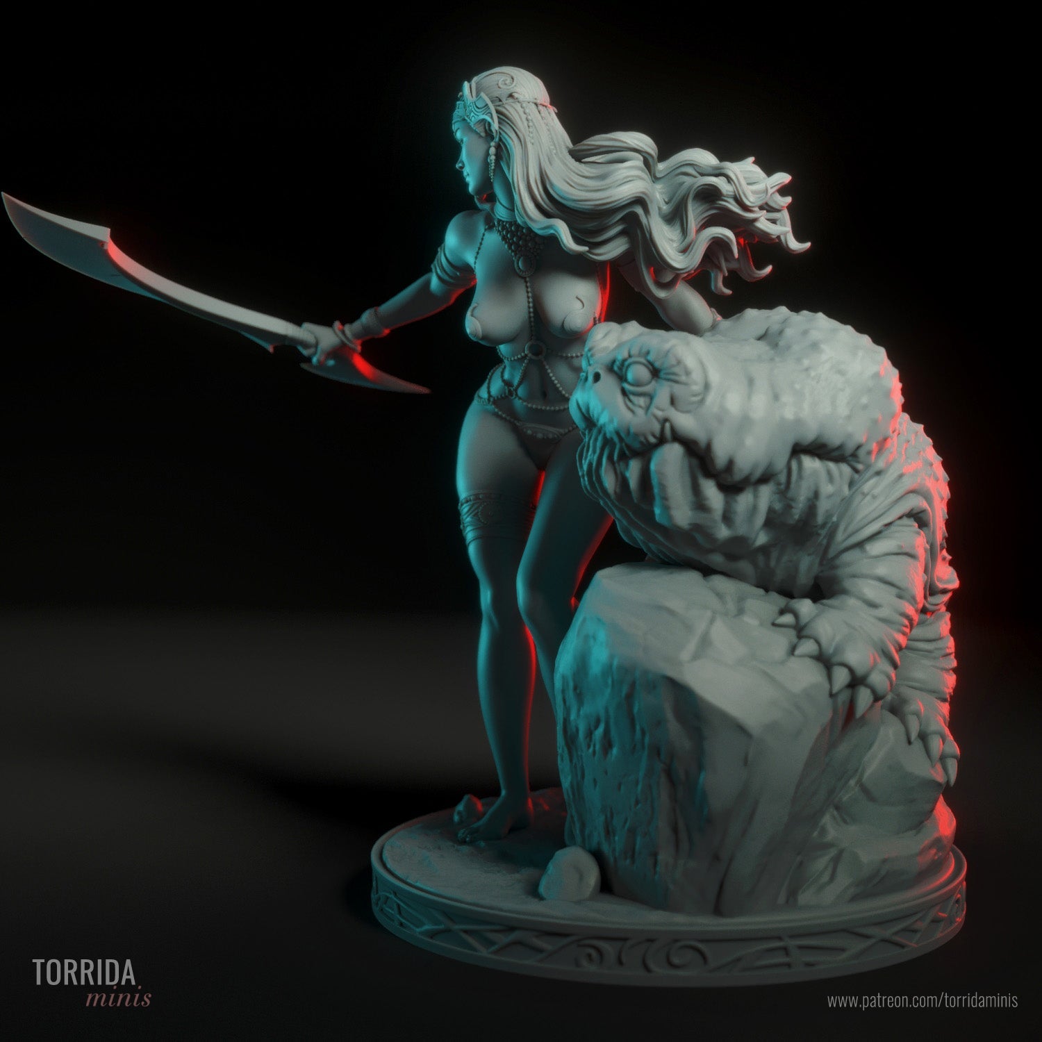 Dejah Thoris - Torrida Minis - Dark Forge Arts